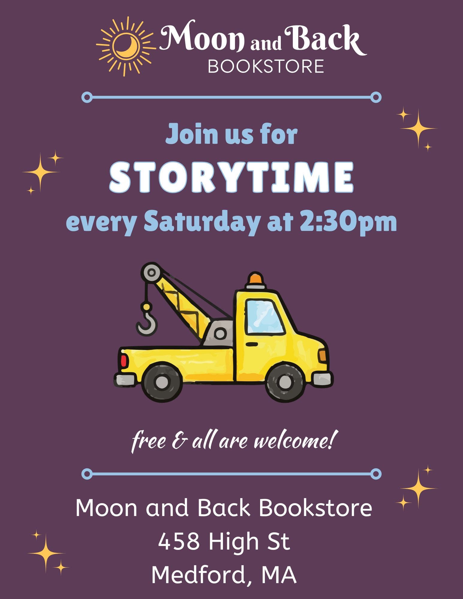 Toad on the Go Storytime at Moon and Back