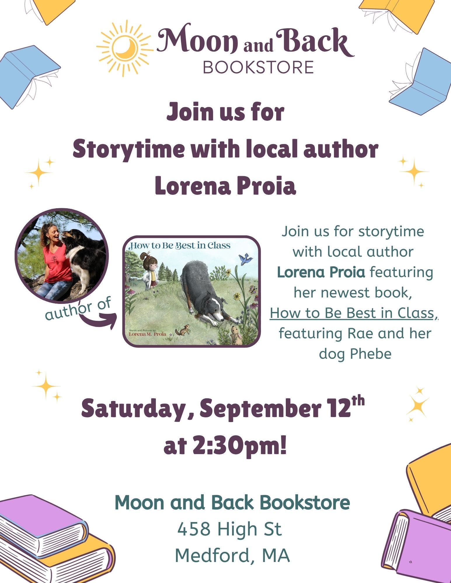 How to Be Best in Class with local author & illustrator Lorena Proia at Moon and Back