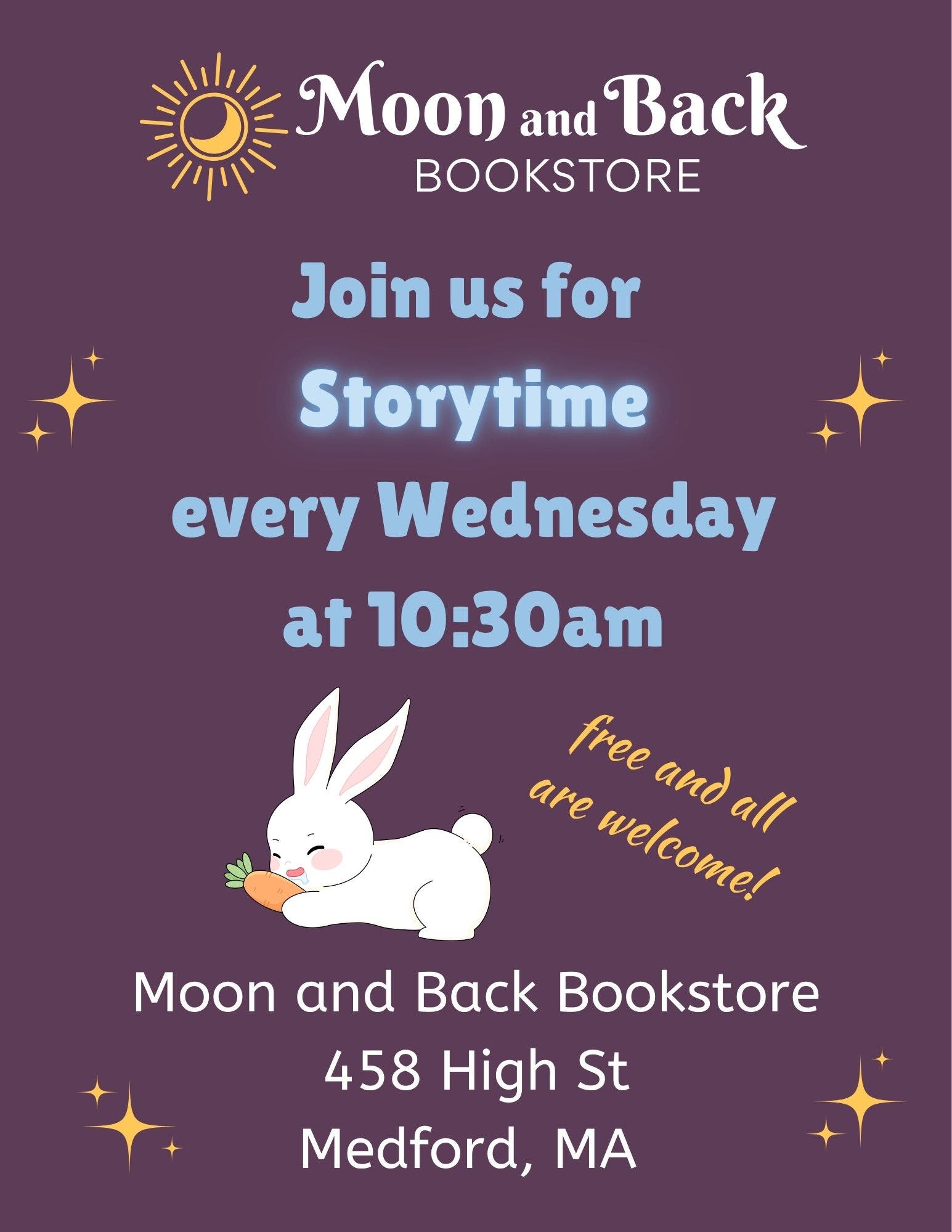 Too Many Carrots Storytime at Moon and Back