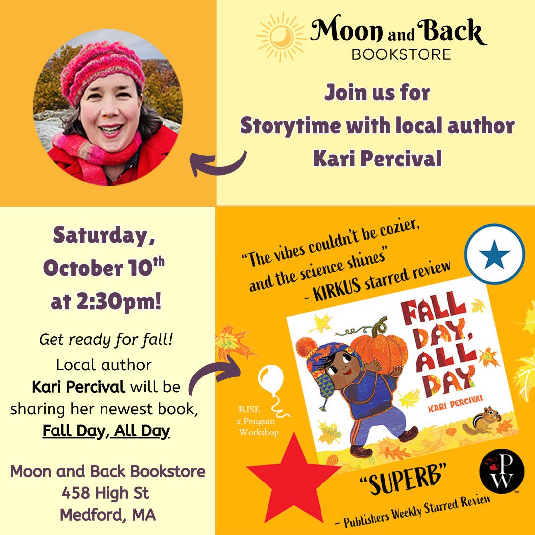 Fall Day, All Day with author Kari Percival at Moon and Back
