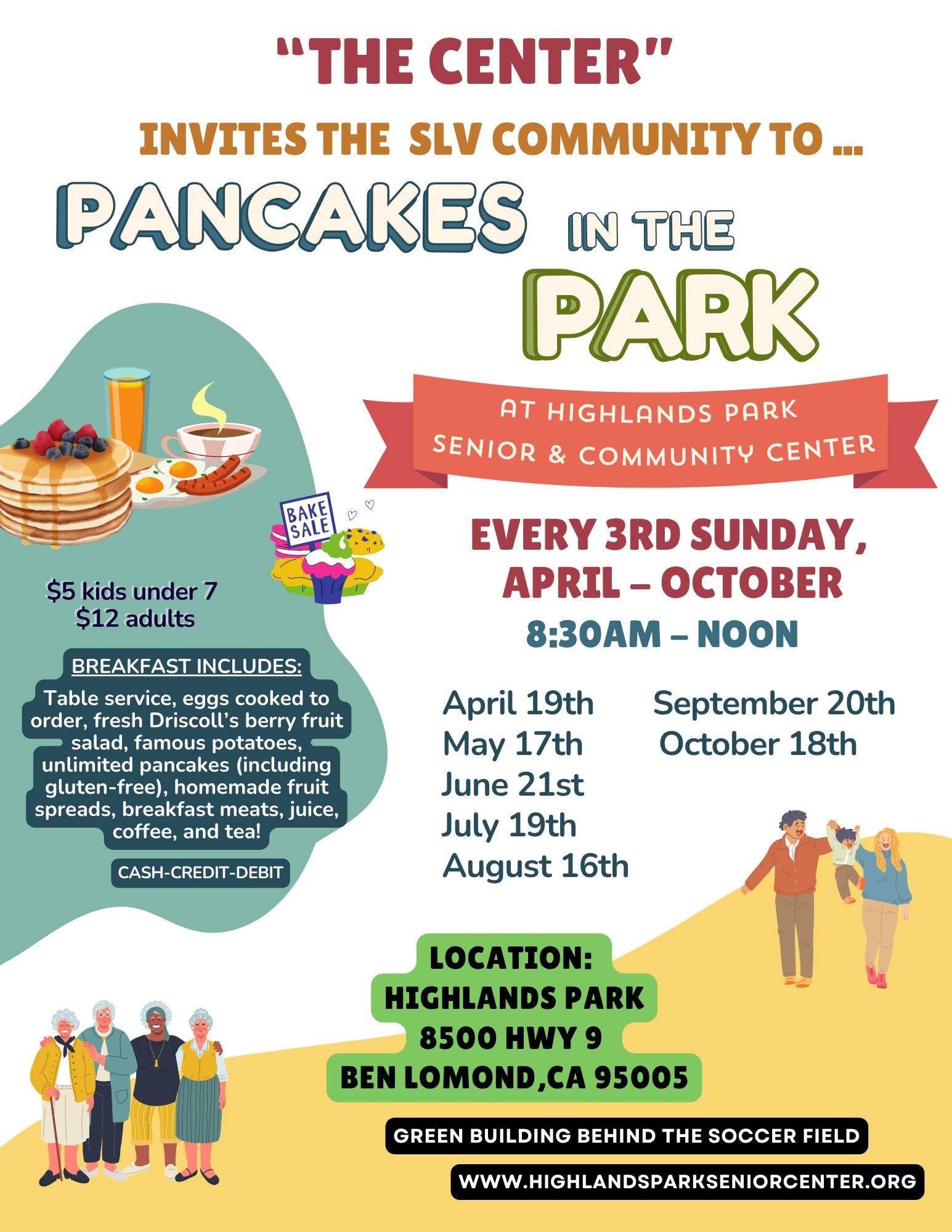 Spring Pancakes in the Park ~ Yummy Food & Great Prices! 
