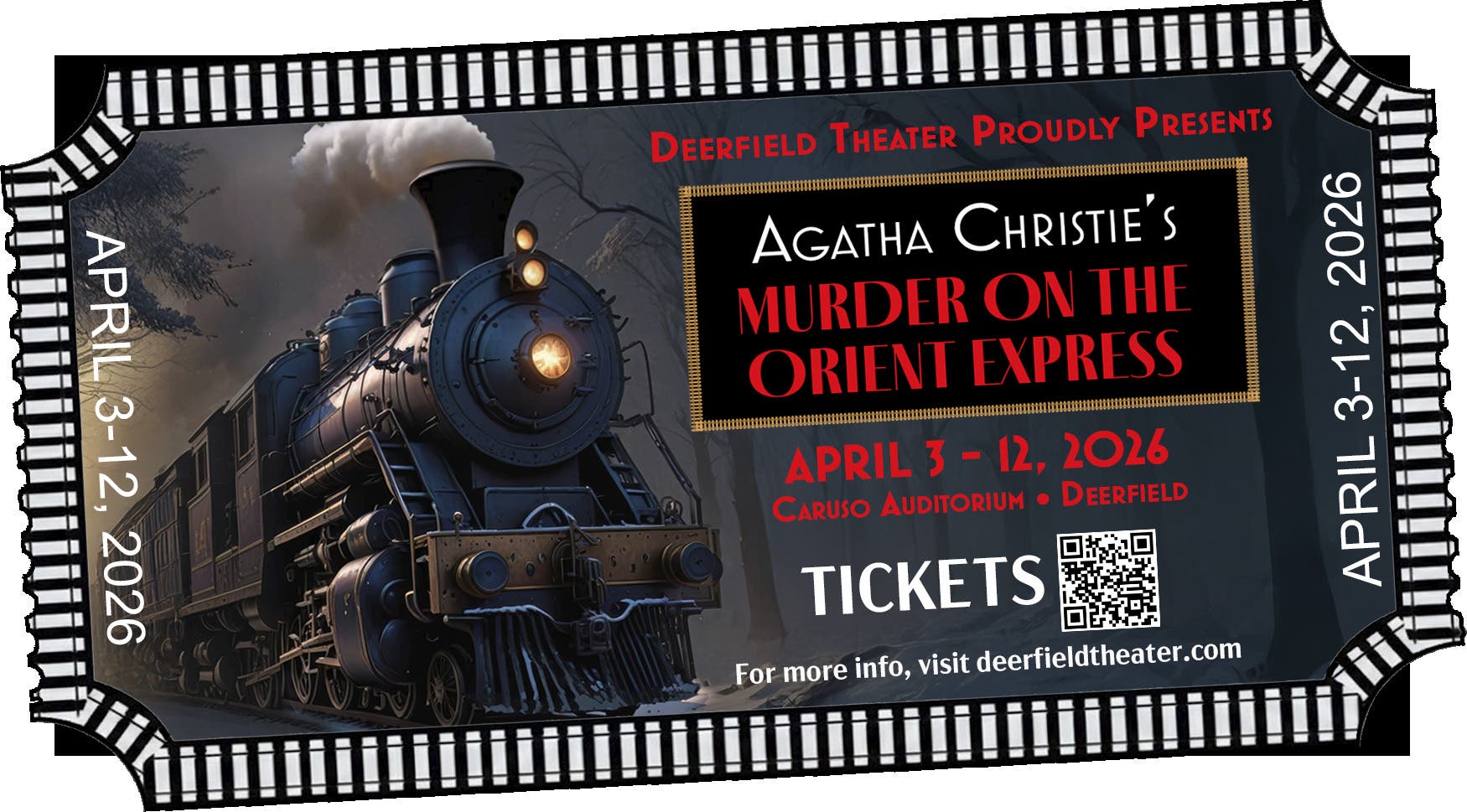 DEERFIELD THEATER presents MURDER ON THE ORIENT EXPRESS
