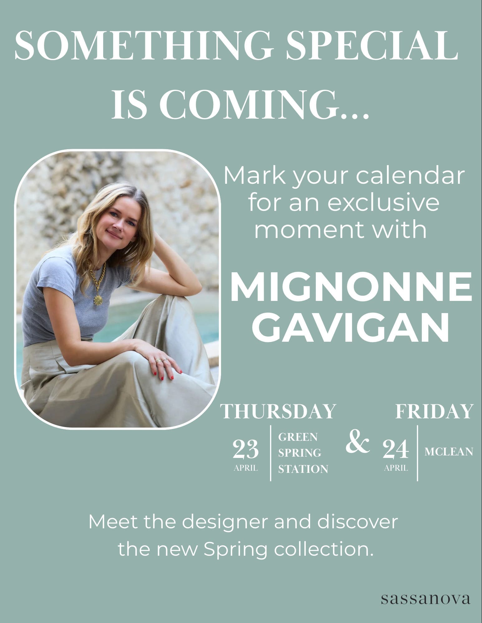 Mignonne Gavigan Trunk Show with Designer 