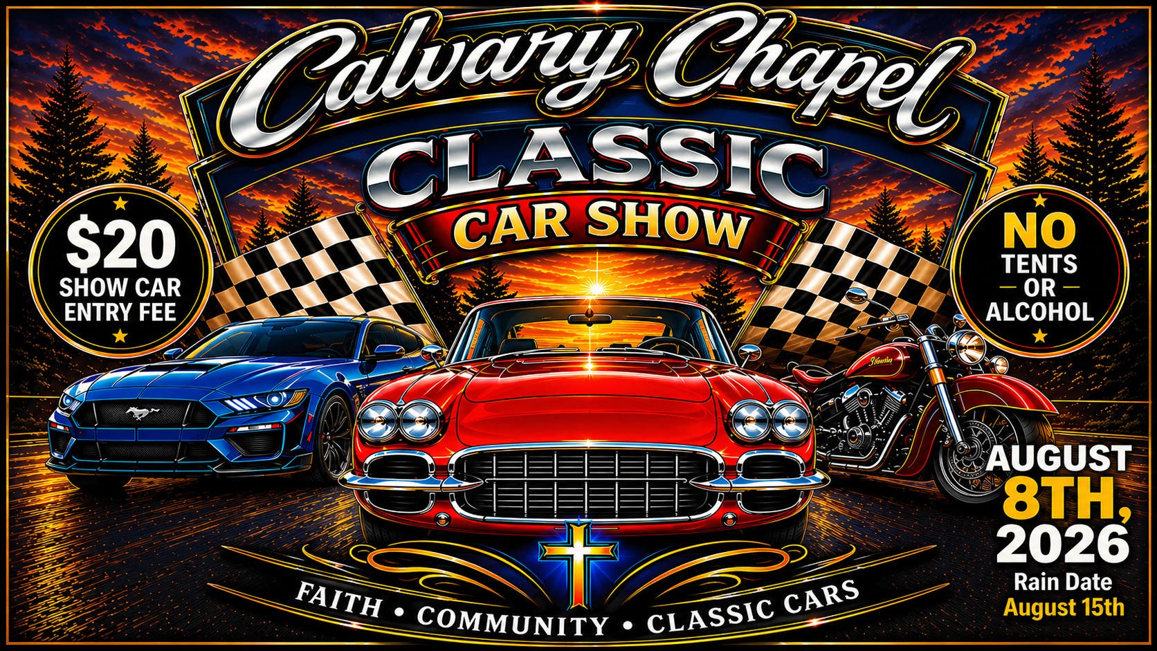 Calvary Chapel Classic Car Show