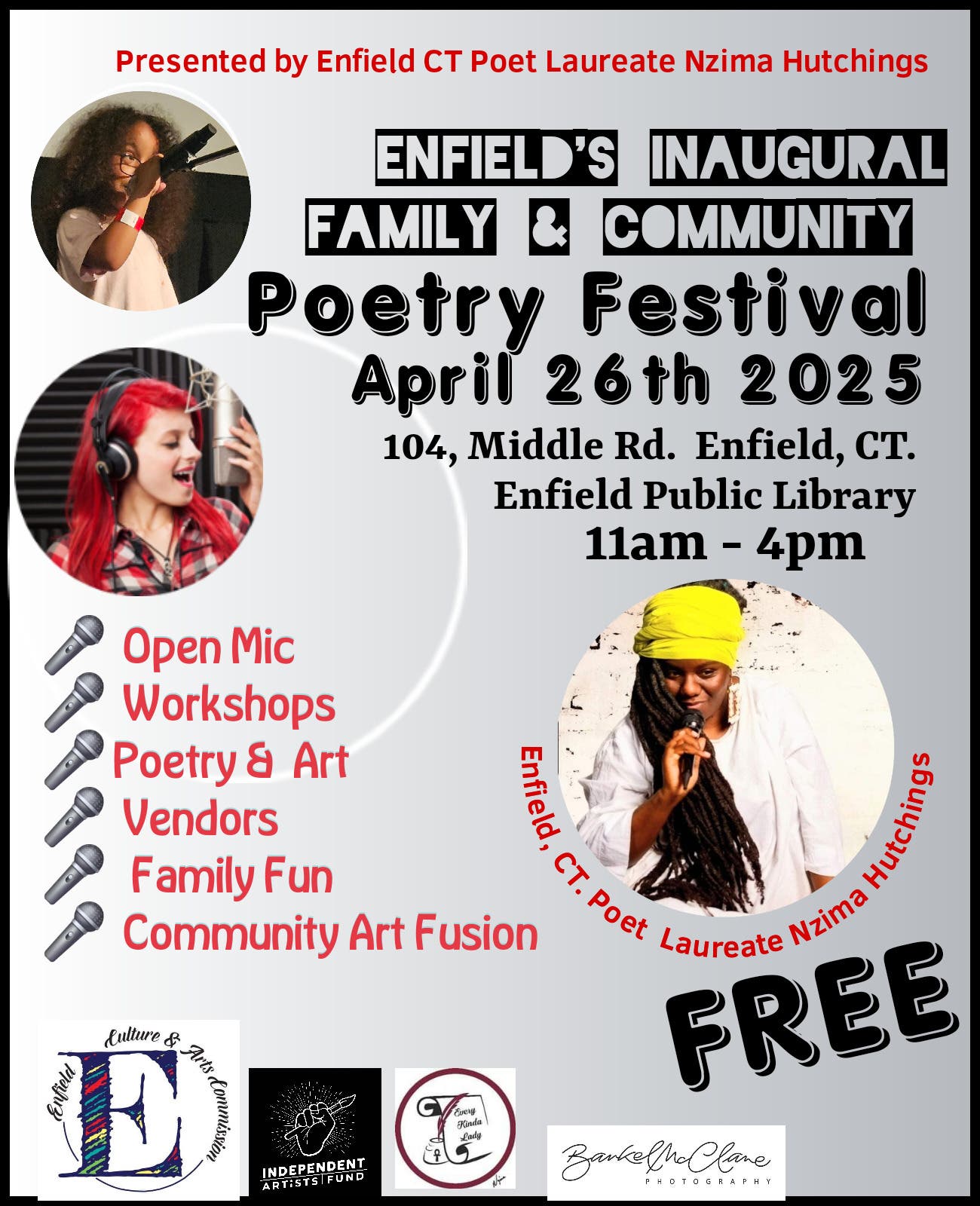 Enfield Inaugural Community and Family Poetry Festival 
