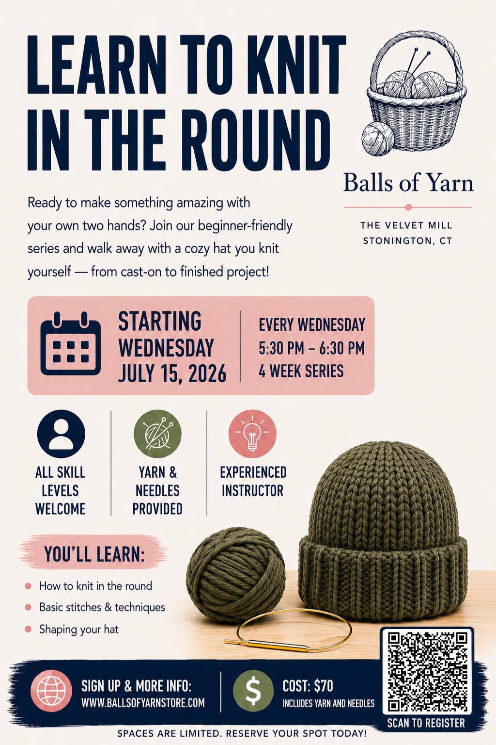 Learn To Knit In The Round