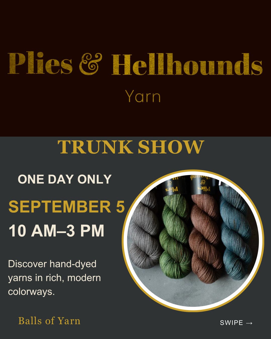 Plies & Hellhounds Trunk Show
