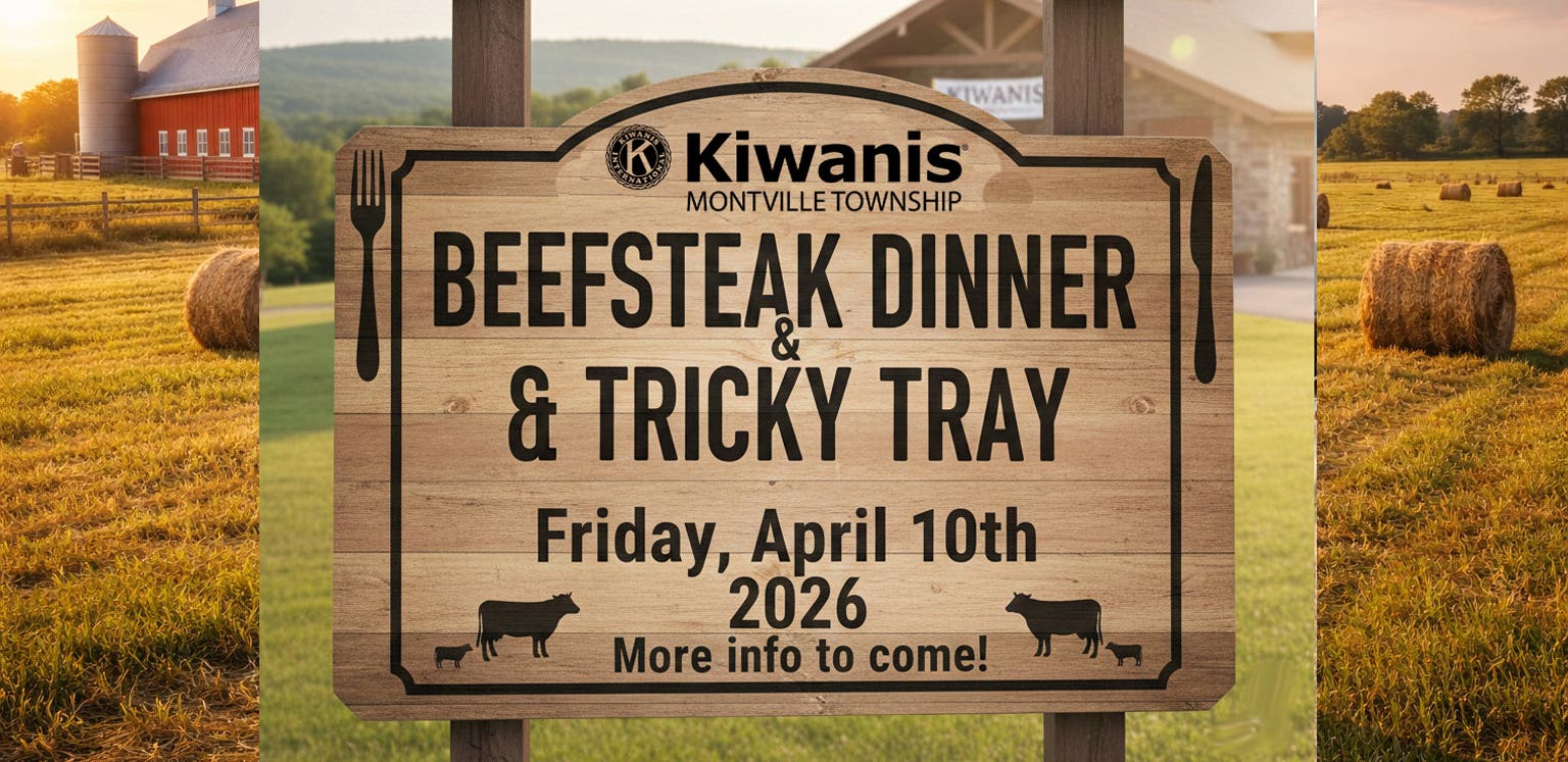 Montville Kiwanis Beefsteak Dinner & Tricky Tray Fundraiser