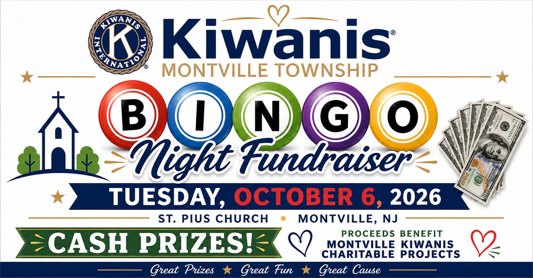 Montville Kiwanis Bingo Night Returns October 6th; Tickets Now Available