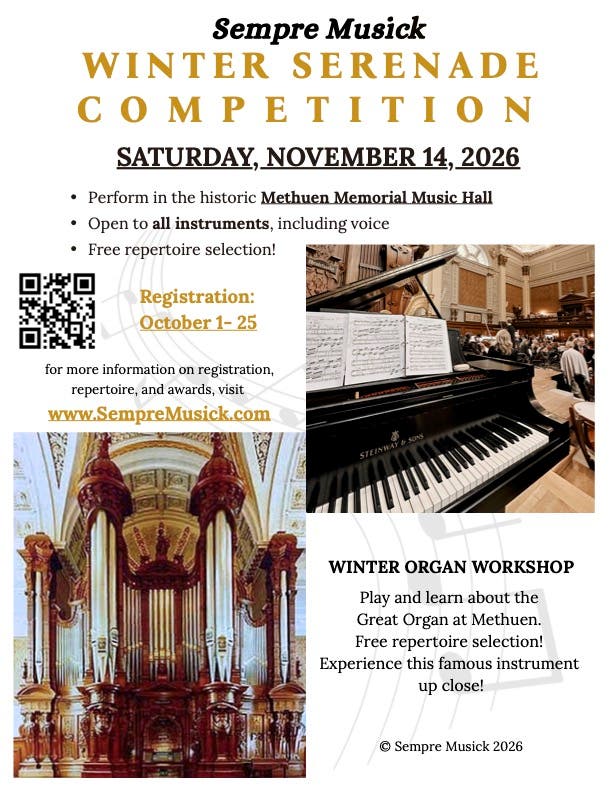 Sempre Musick Winter Serenade Competition