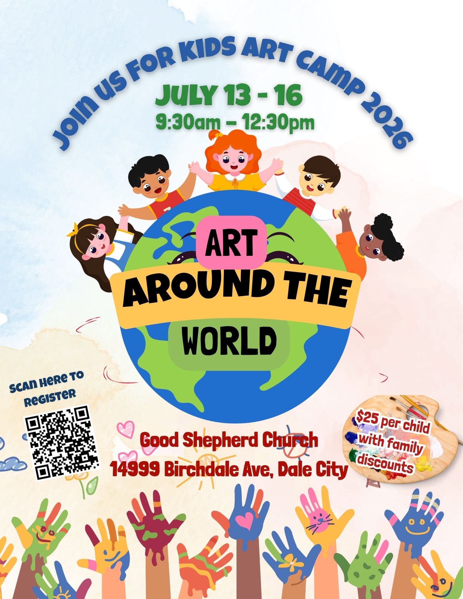 Kids Art Camp 2026: Art Around The World