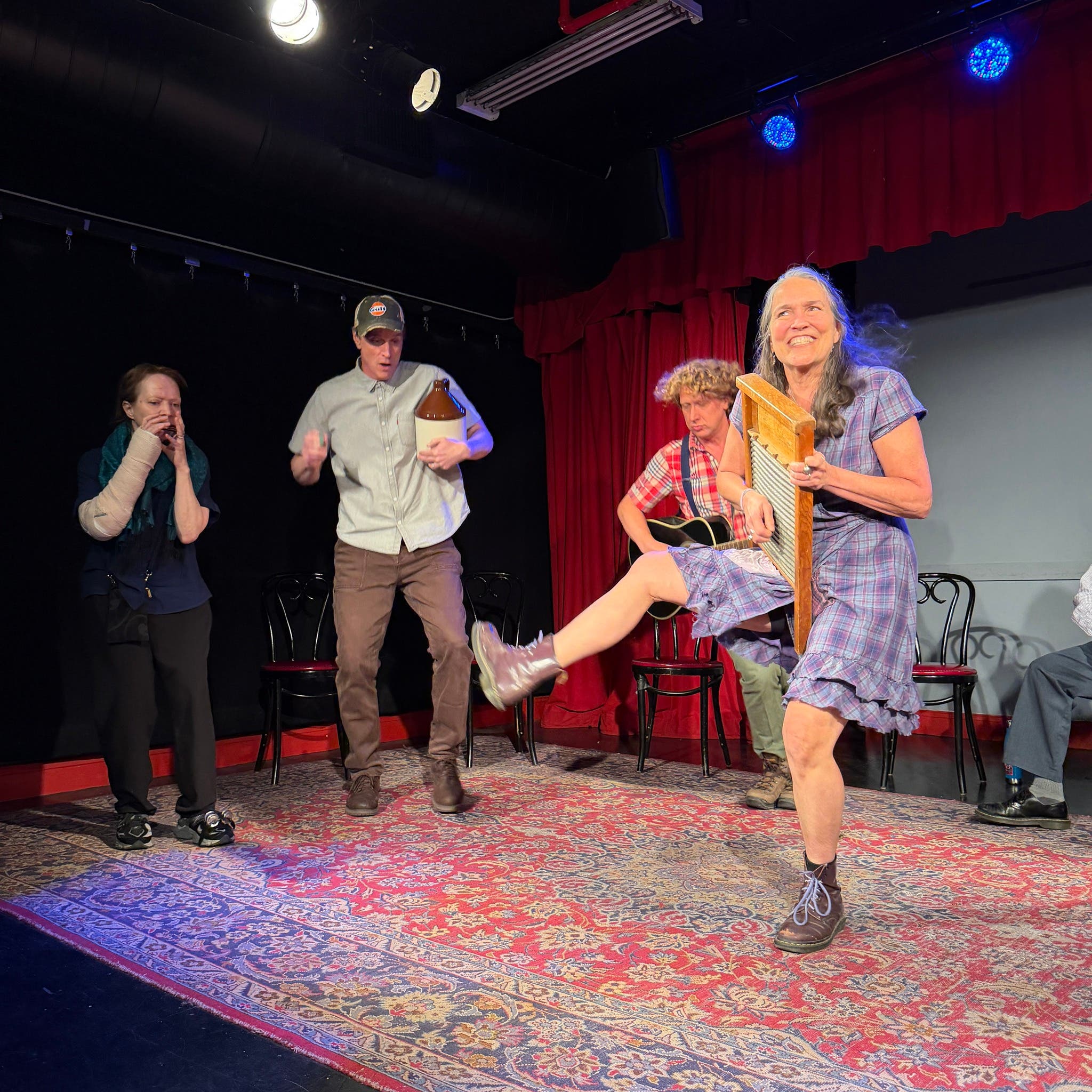 The Wayfaring Strangers improvised bluegrass musical