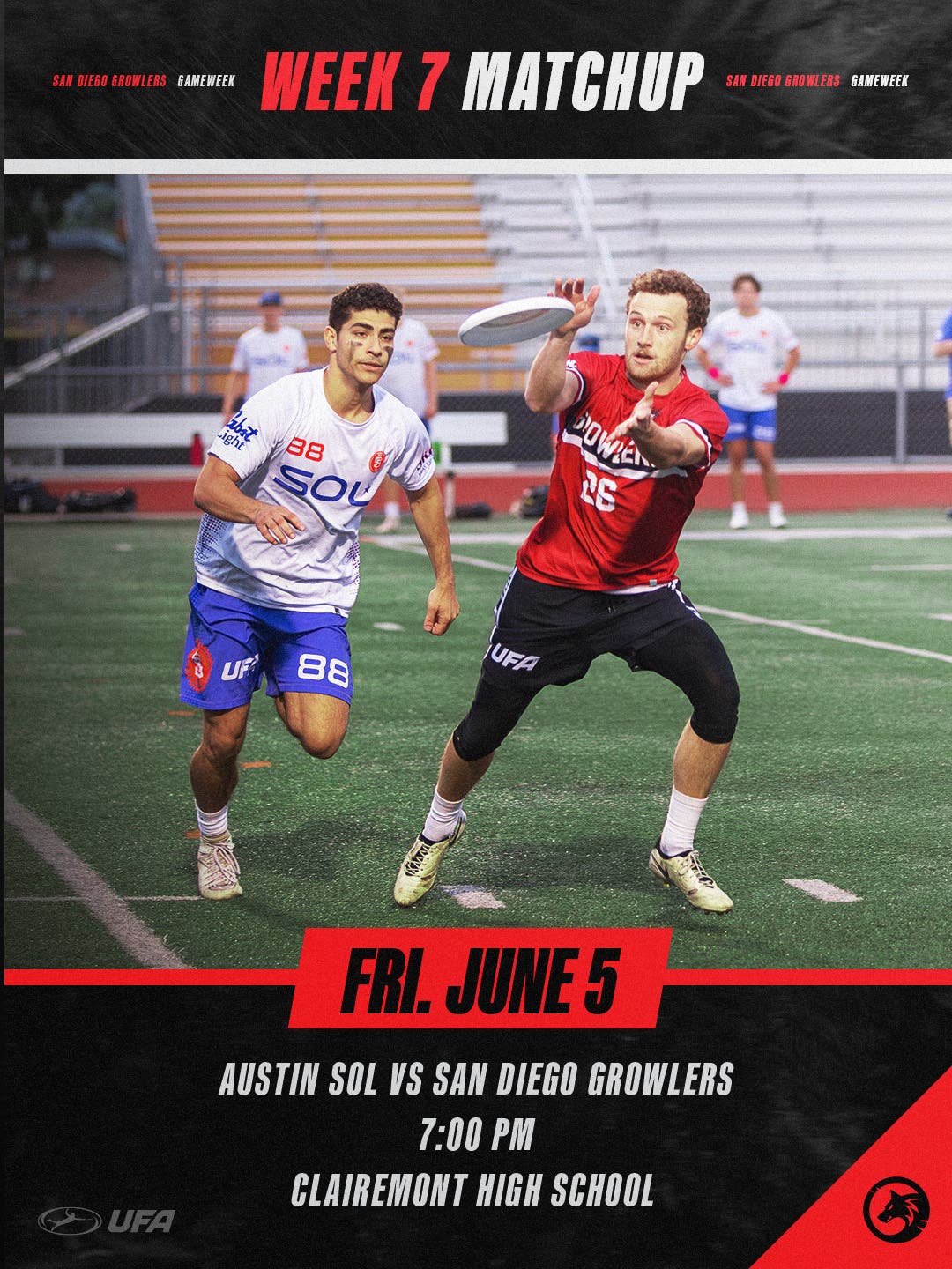 Austin Sol vs San Diego Growlers