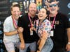Enjoying the events of the day were (from l-r) Rodney Damron, Braden Wolfe, Robyn Minor and Dave Damron