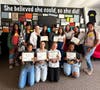 Students from the Margwine Organization’s ‘Flourishing’ program participated in a resilience workshop in July