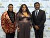 Featured performers (from l-r) Nate Jacobs and Naӓrai with event co-chair and producer Etienne “EJ” Porter
