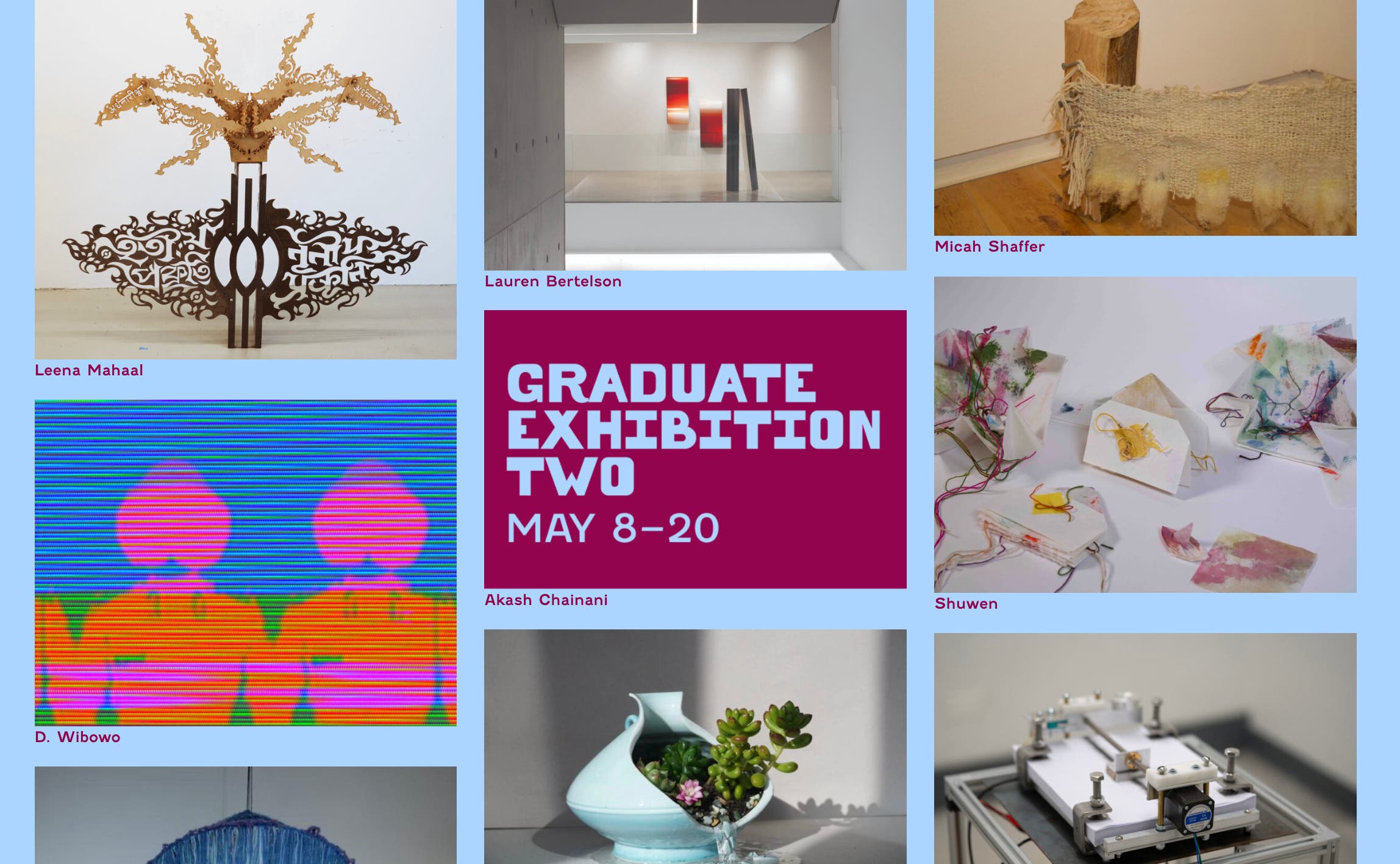 School of the Art Institute of Chicago - Graduate Exhibition Two 2026