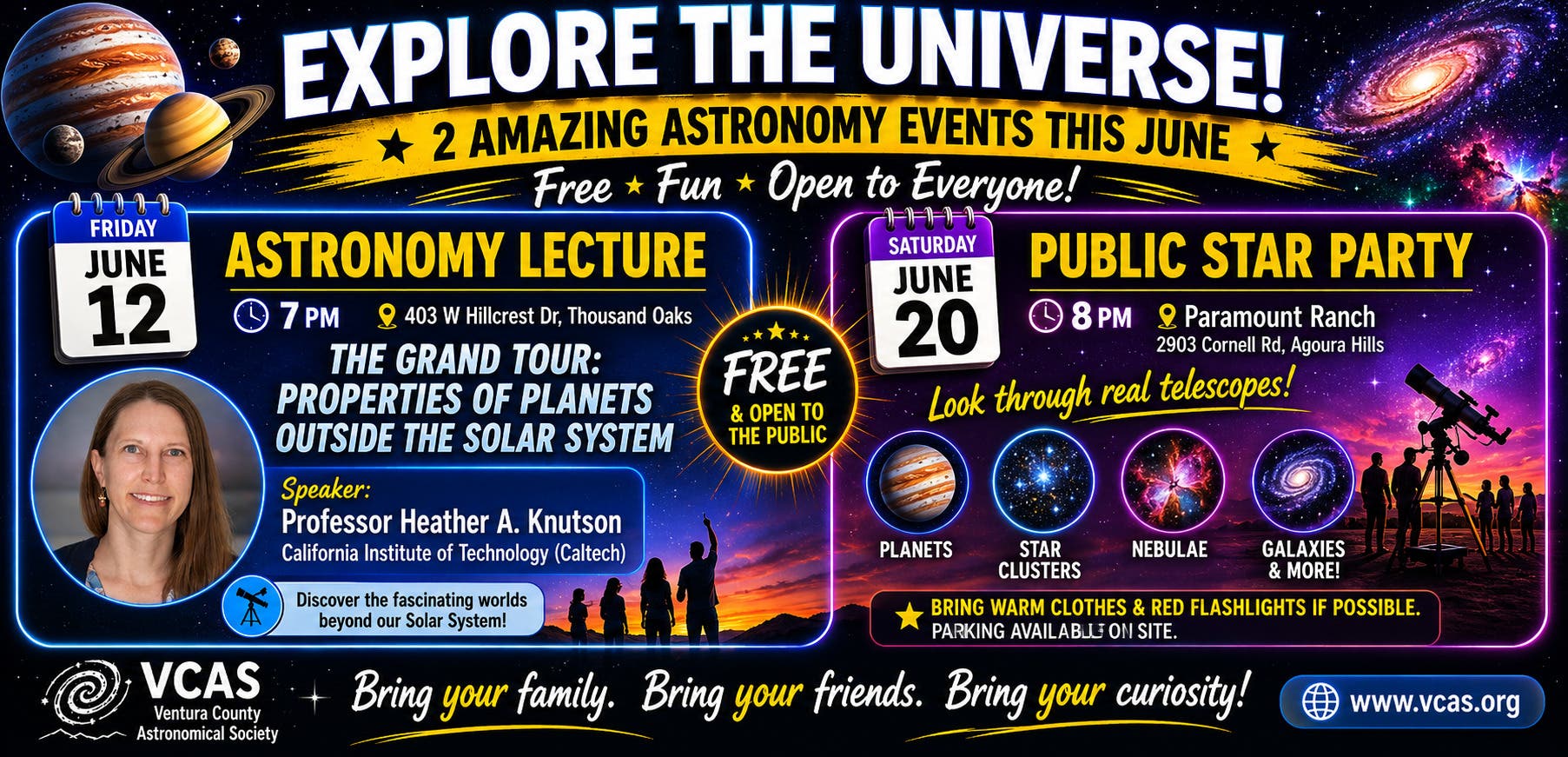 Explore The Universe: Public Star Party