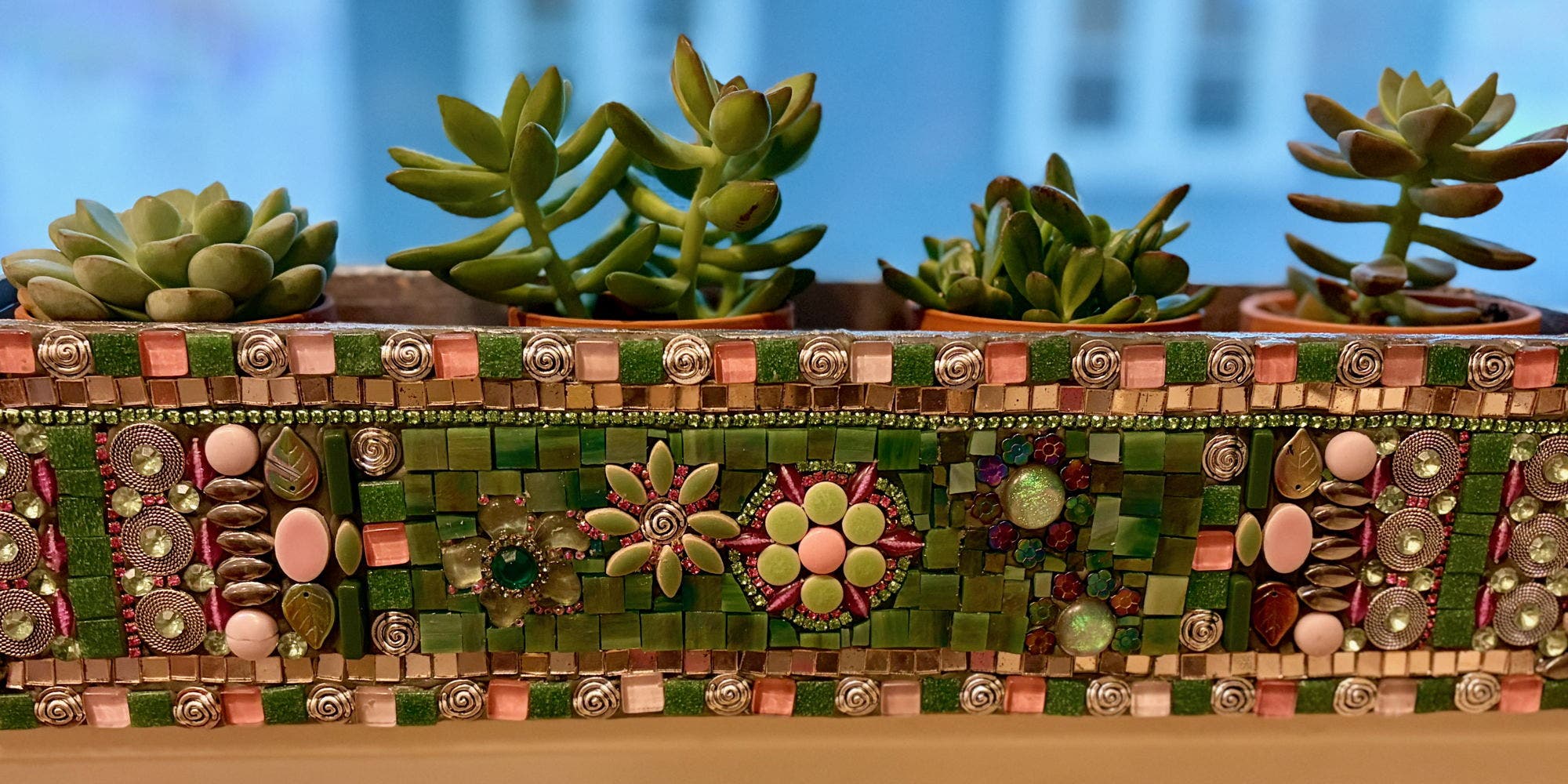 Make a Mosaic Centerpiece for Your Holiday Table