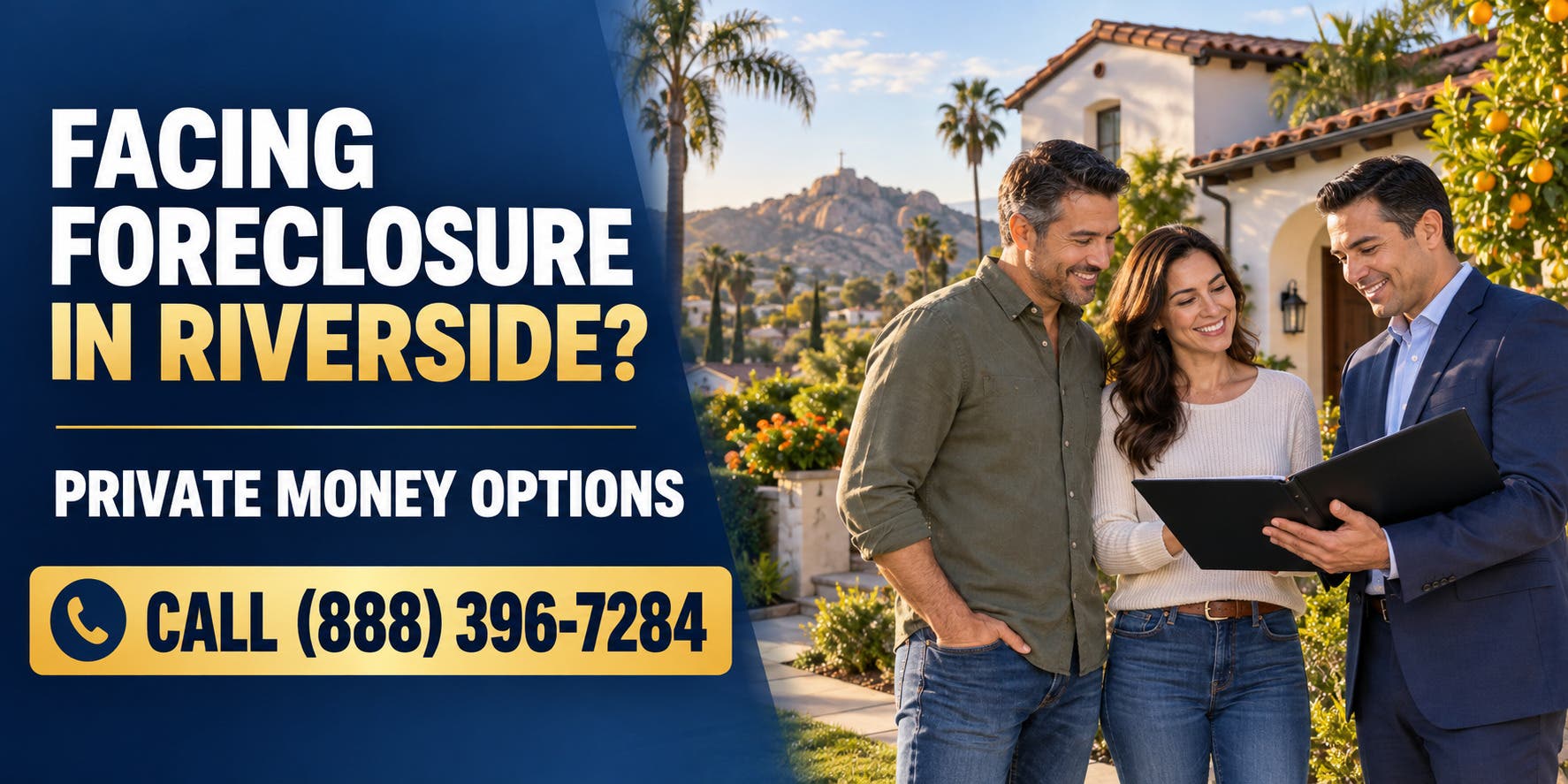 Foreclosure Bailout Loans in Riverside, CA: Get Private Money to Stop a Trustee Sale