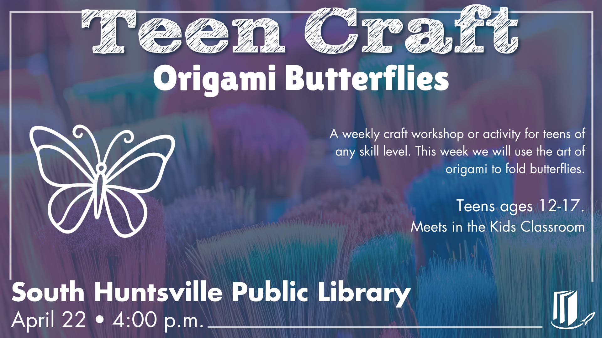 Teen Craft: Origami Butterflies