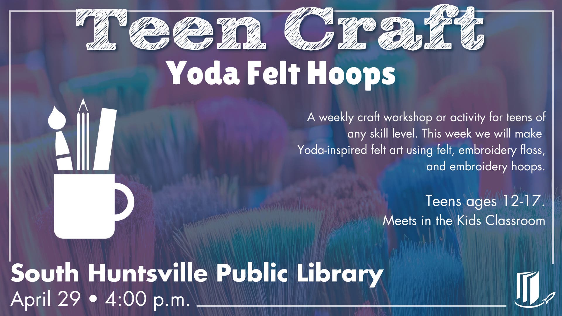 Teen Craft: Yoda Felt Hoops
