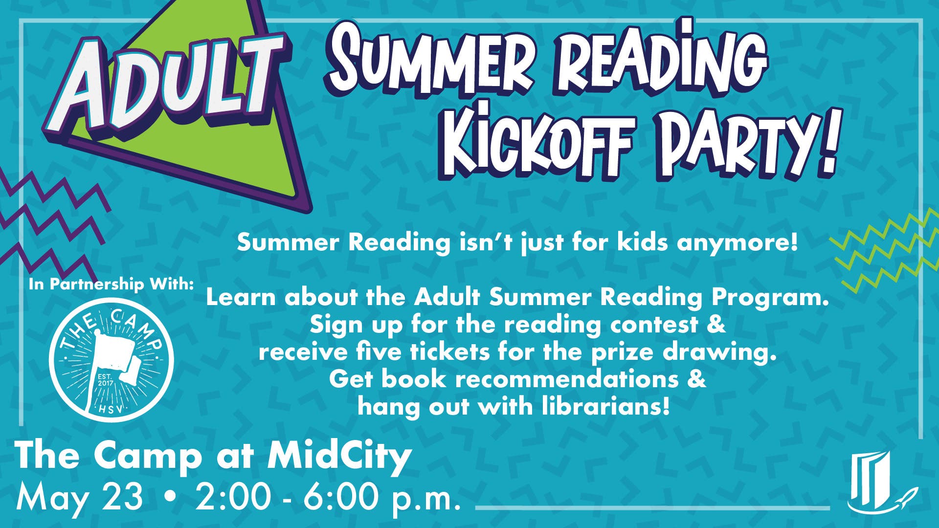 Adult Summer Reading Kickoff Party!