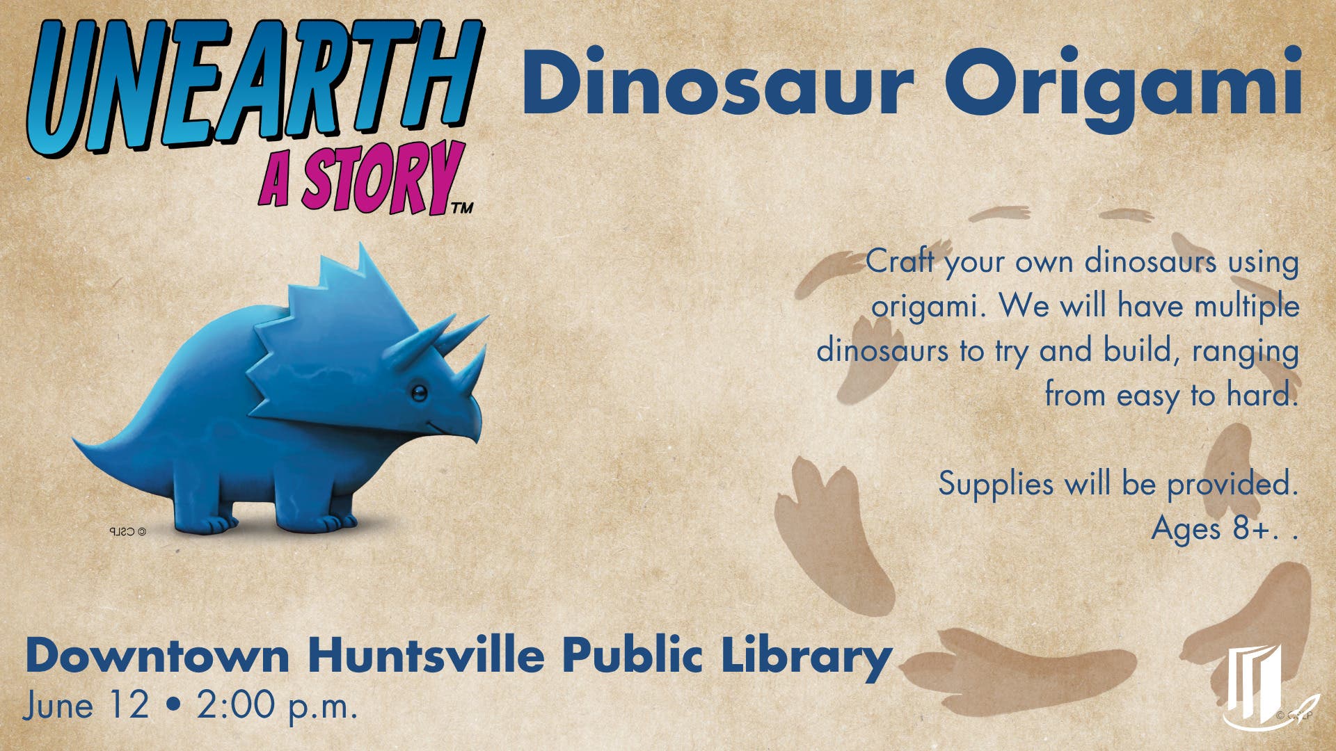Dinosaur Origami