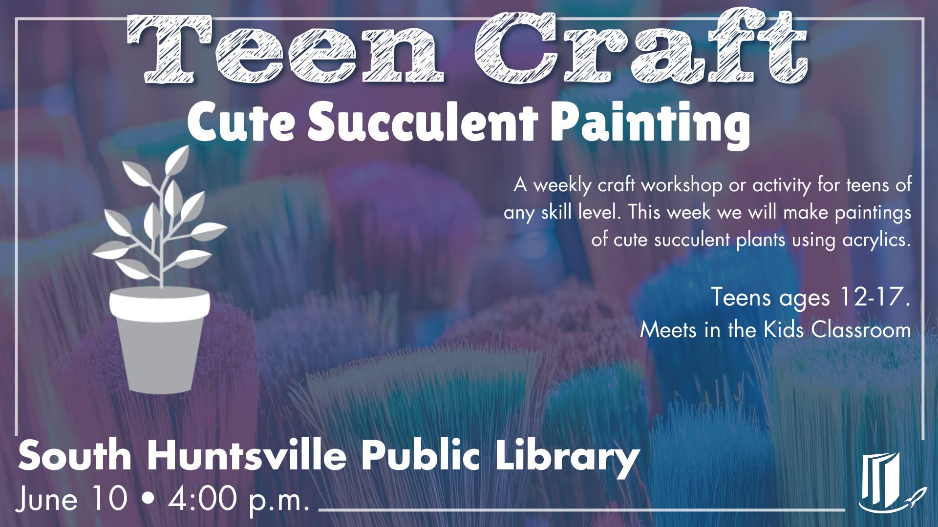 Teen Craft: Cute Succulent Painting