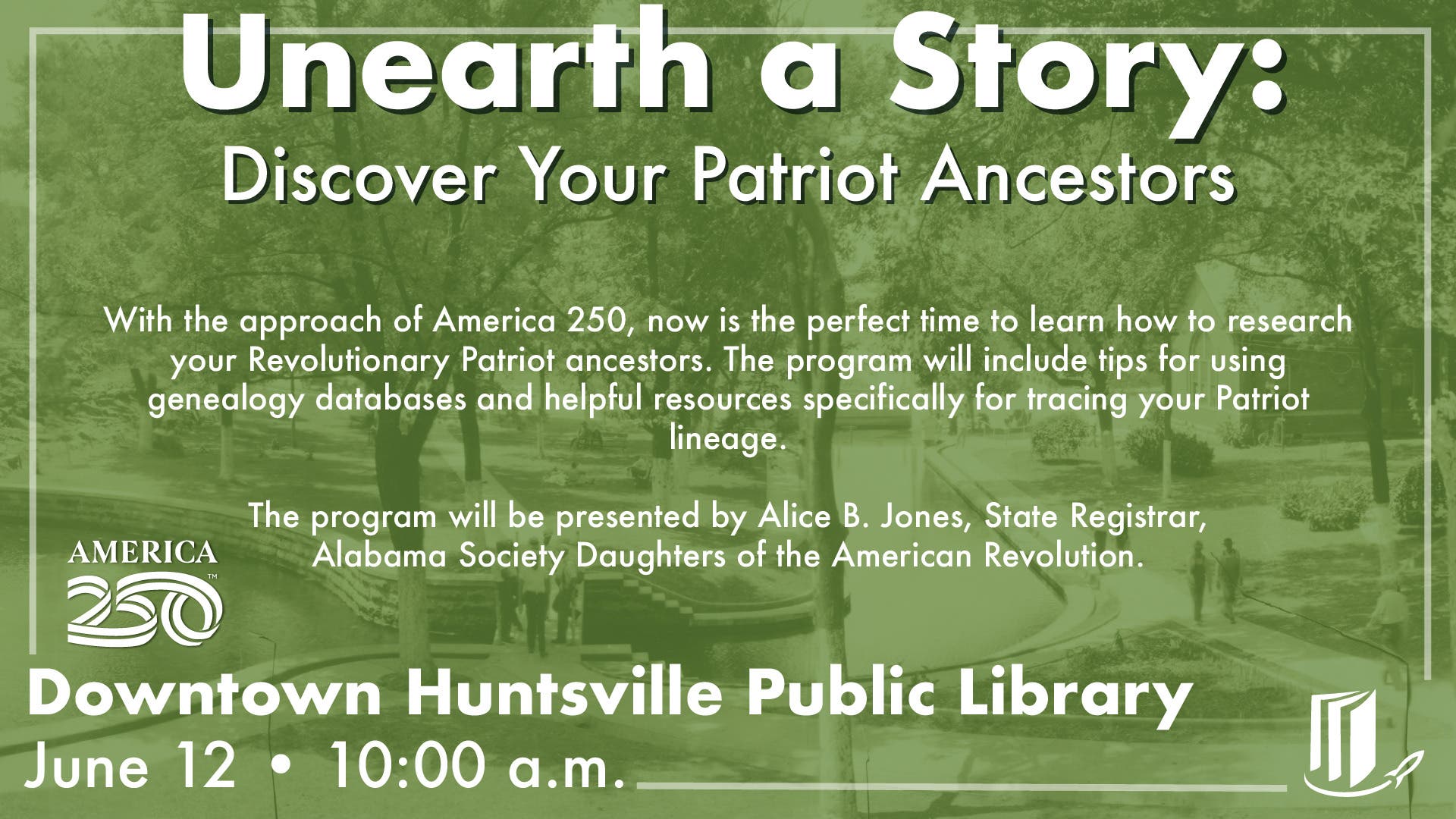 Unearth a Story: Discover Your Patriot Ancestors