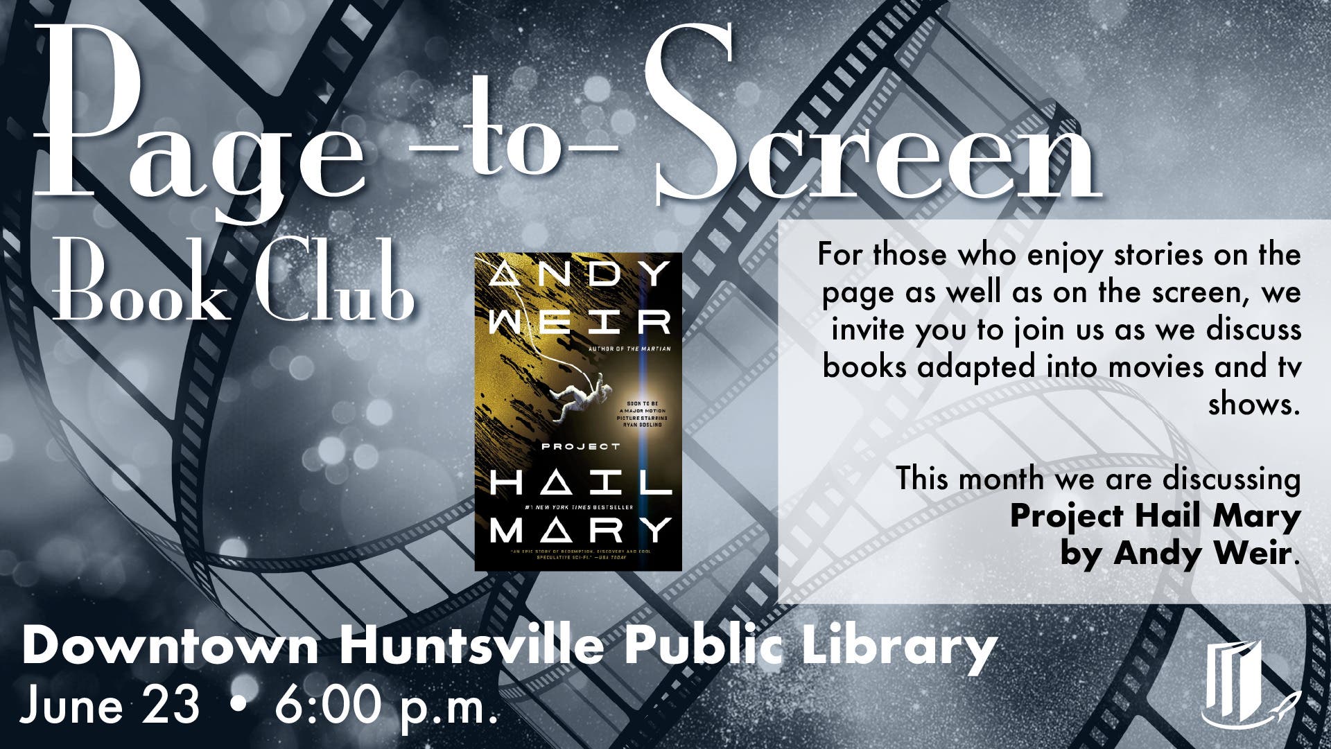 Page to Screen Book Club
