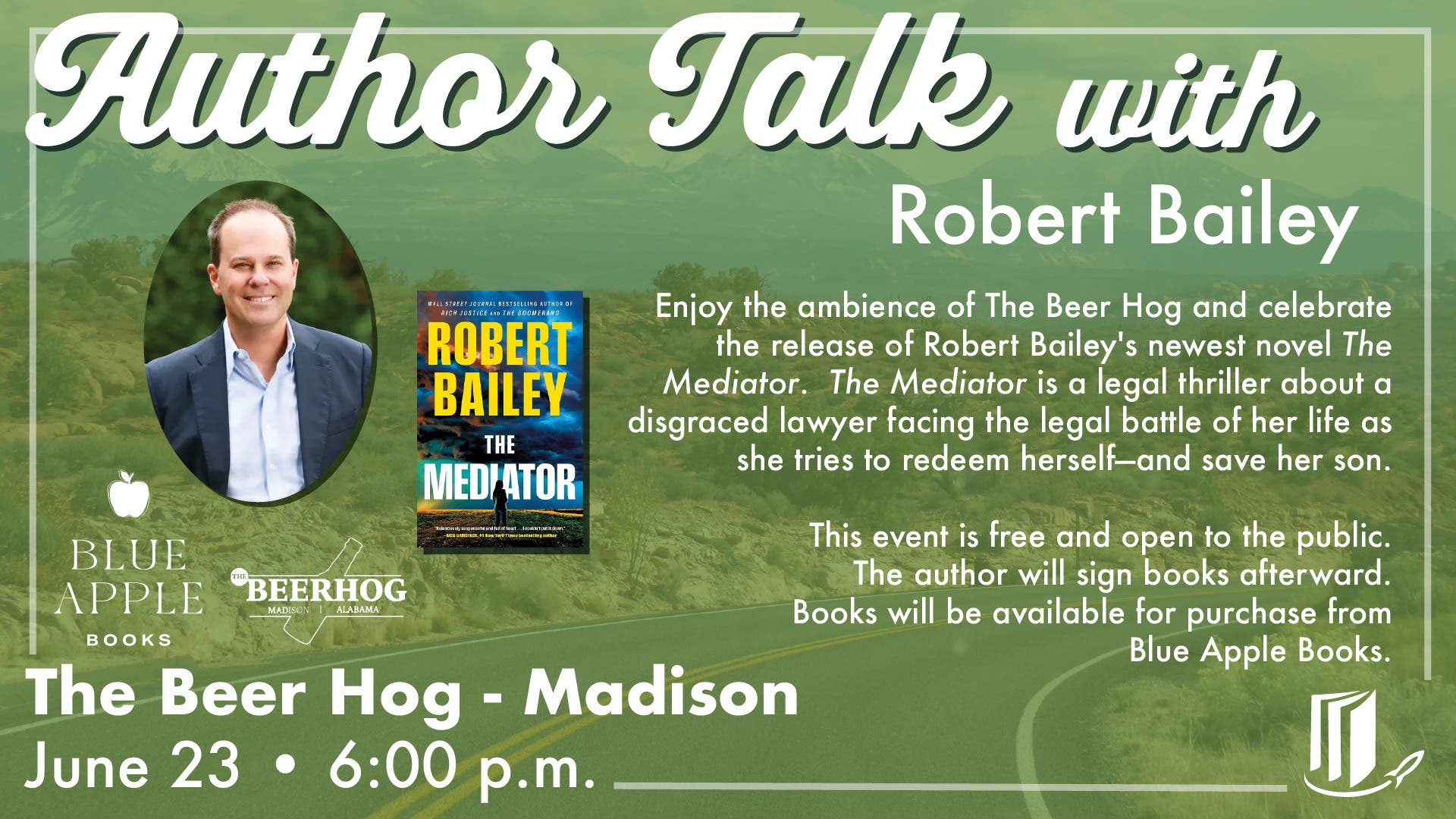 Meet the Author Robert Bailey at The Beer Hog - Madison