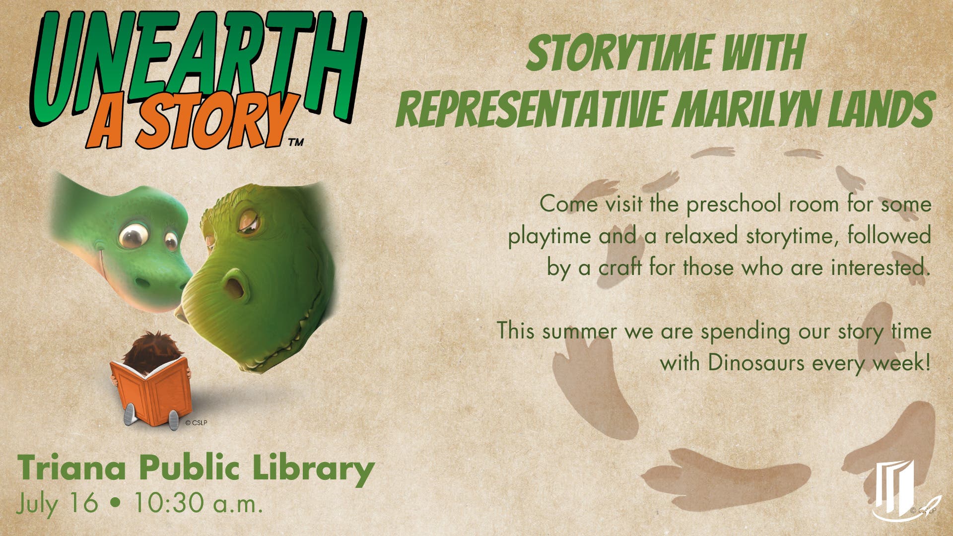Story Time with Representative Marilyn Lands