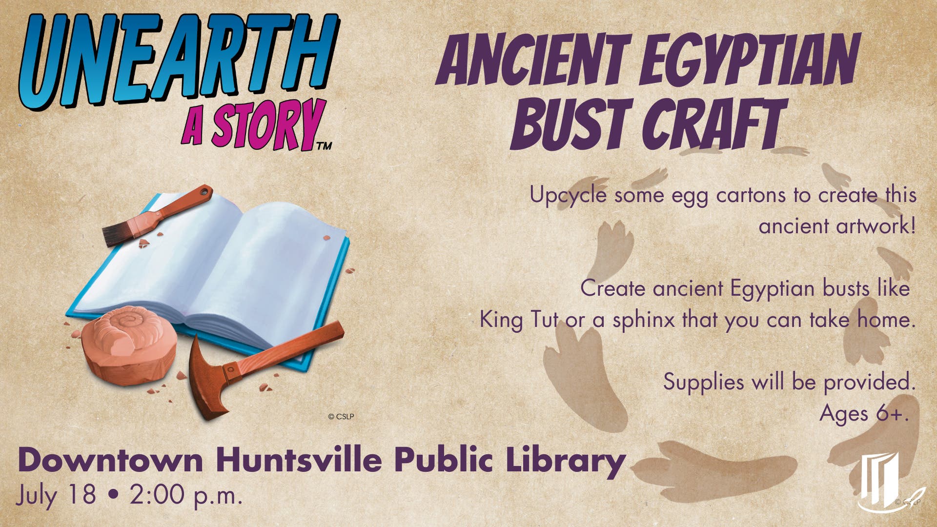 Ancient Egyptian Bust Craft