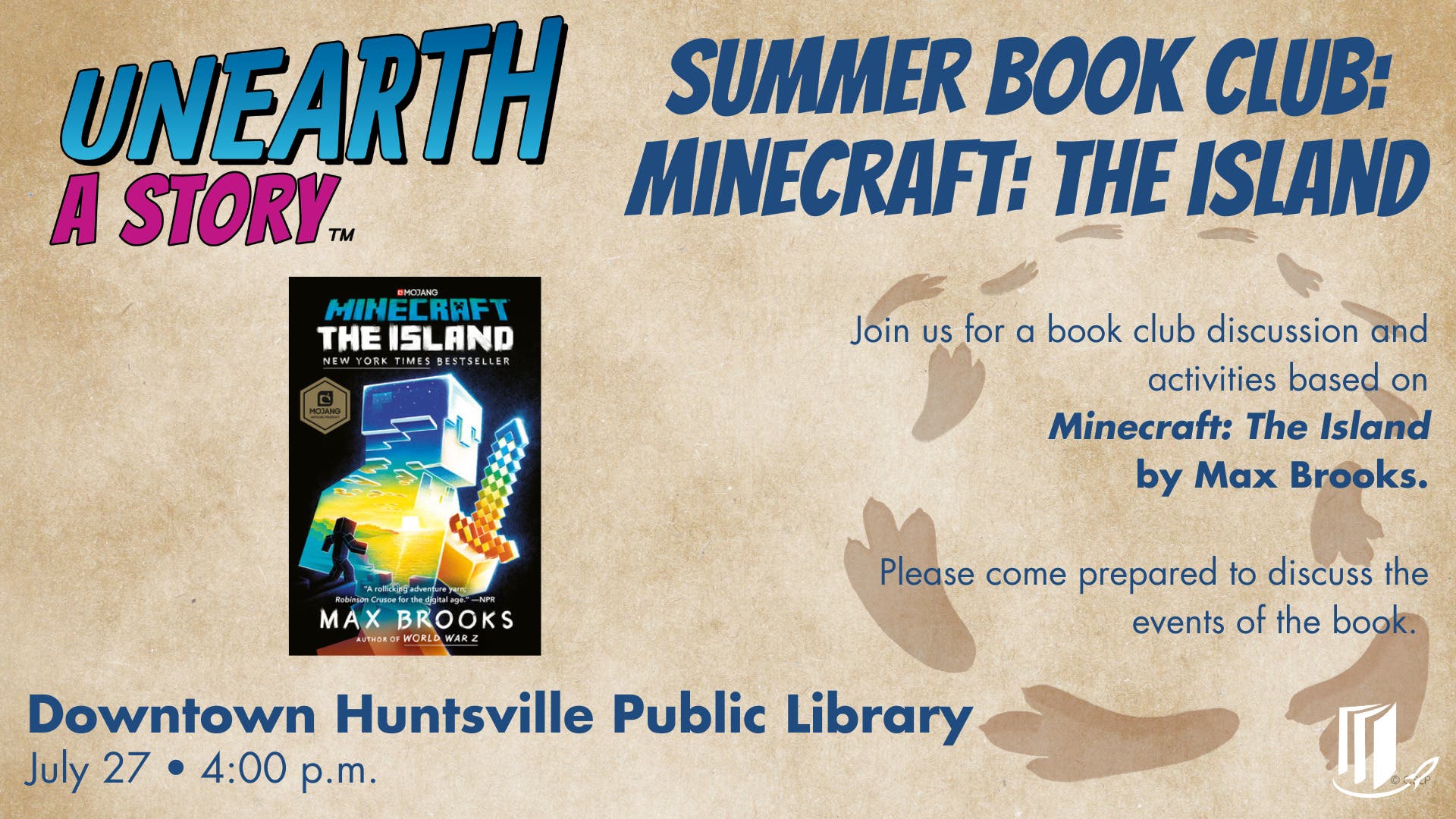 Summer Book Club: Minecraft, The Island