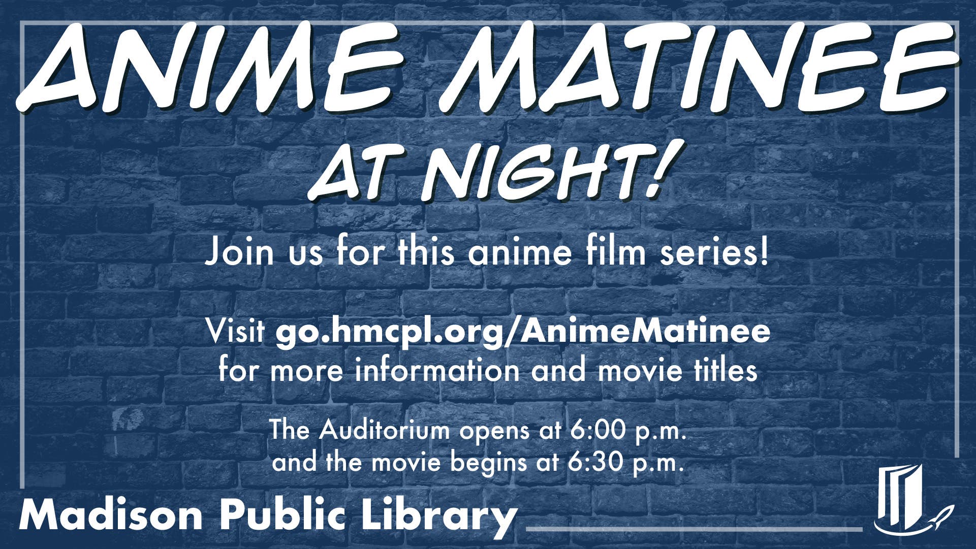 Anime Matinee (At Night!)
