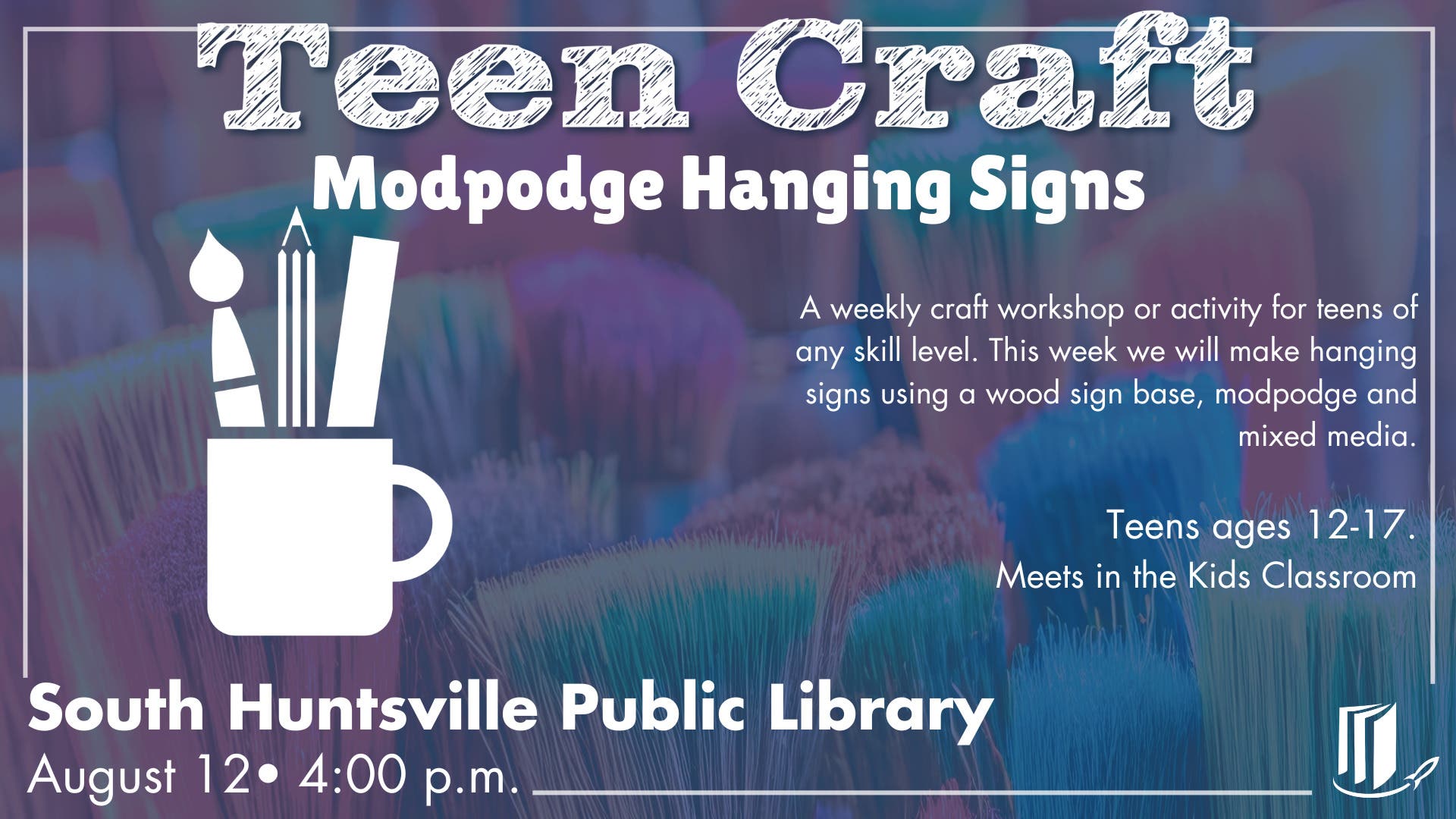 Teen Craft: Modpodge Hanging Signs