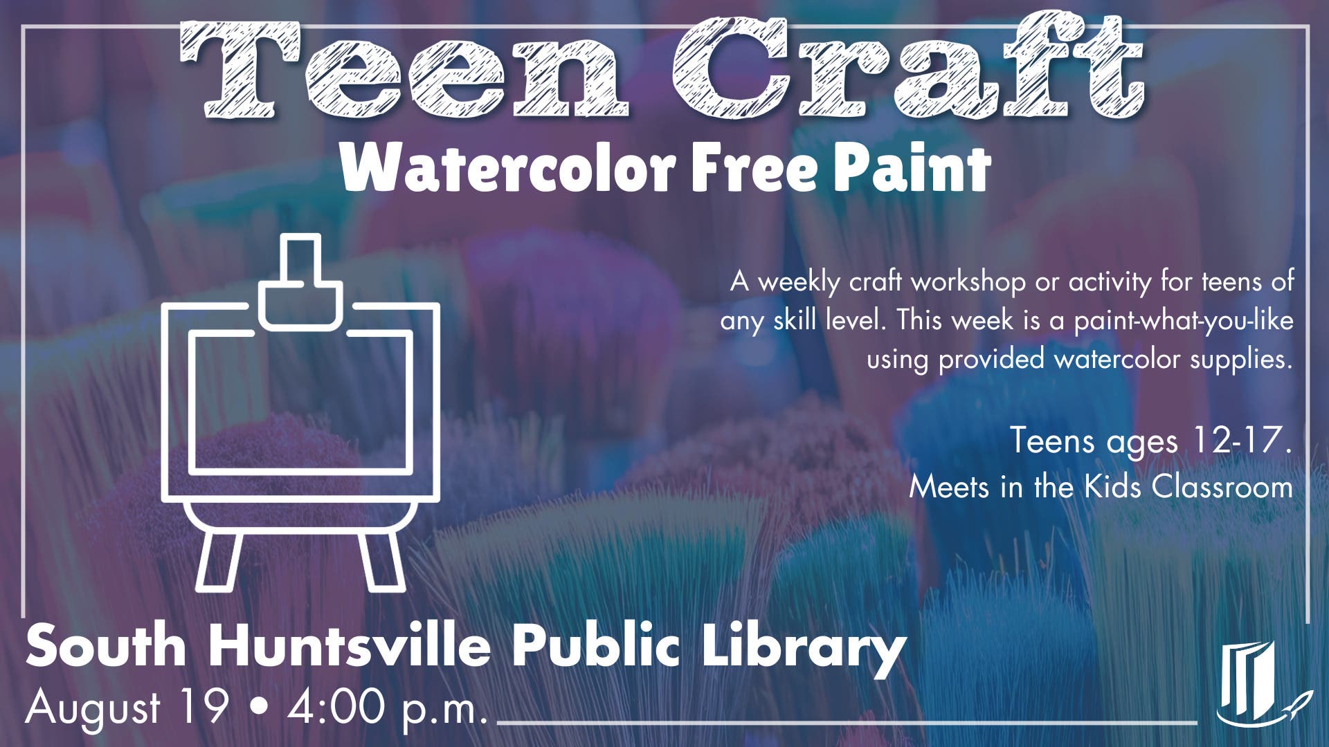 Teen Craft: Watercolor Free Paint