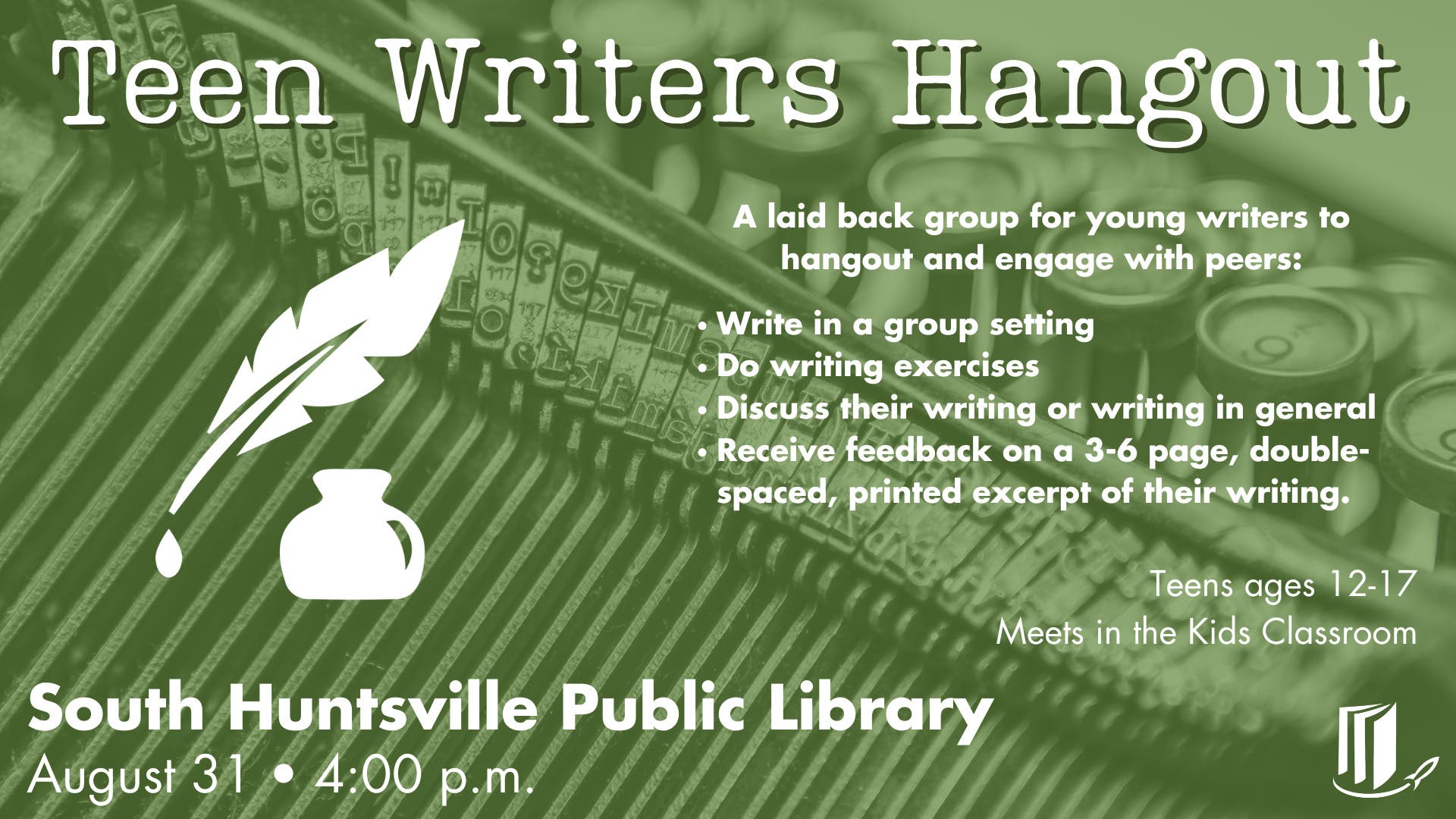 Teen Writers Hangout