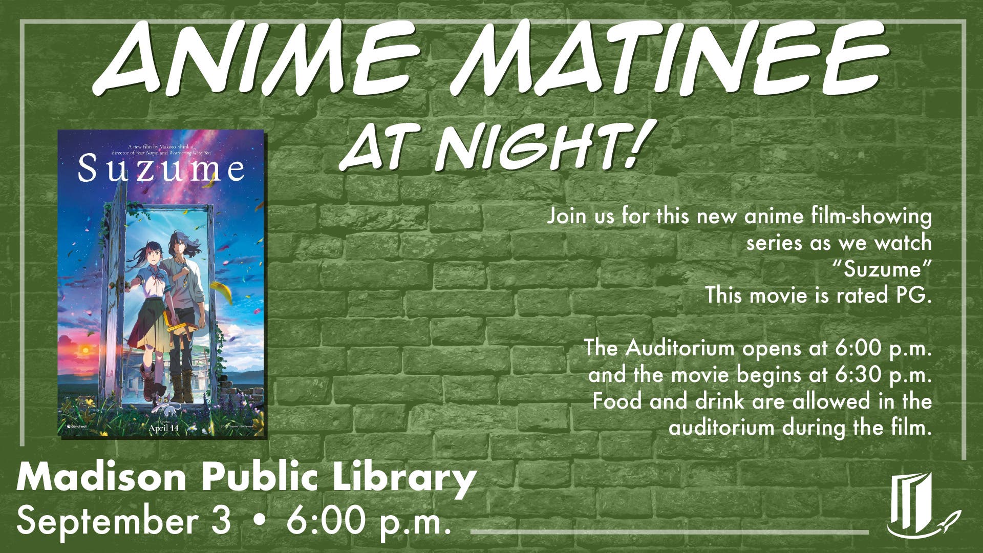 Anime Matinee (At Night!)