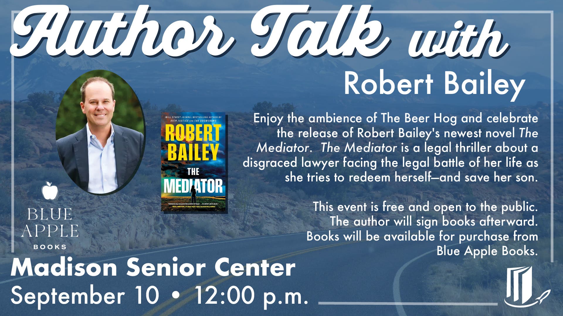 Meet the Author: Robert Bailey at the Madison Senior Center