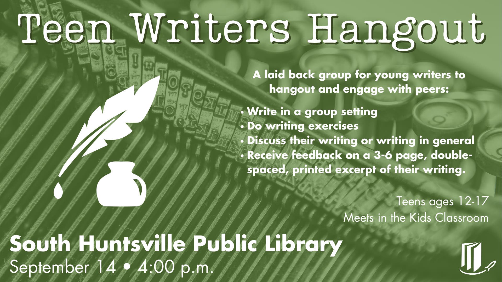 Teen Writers Hangout