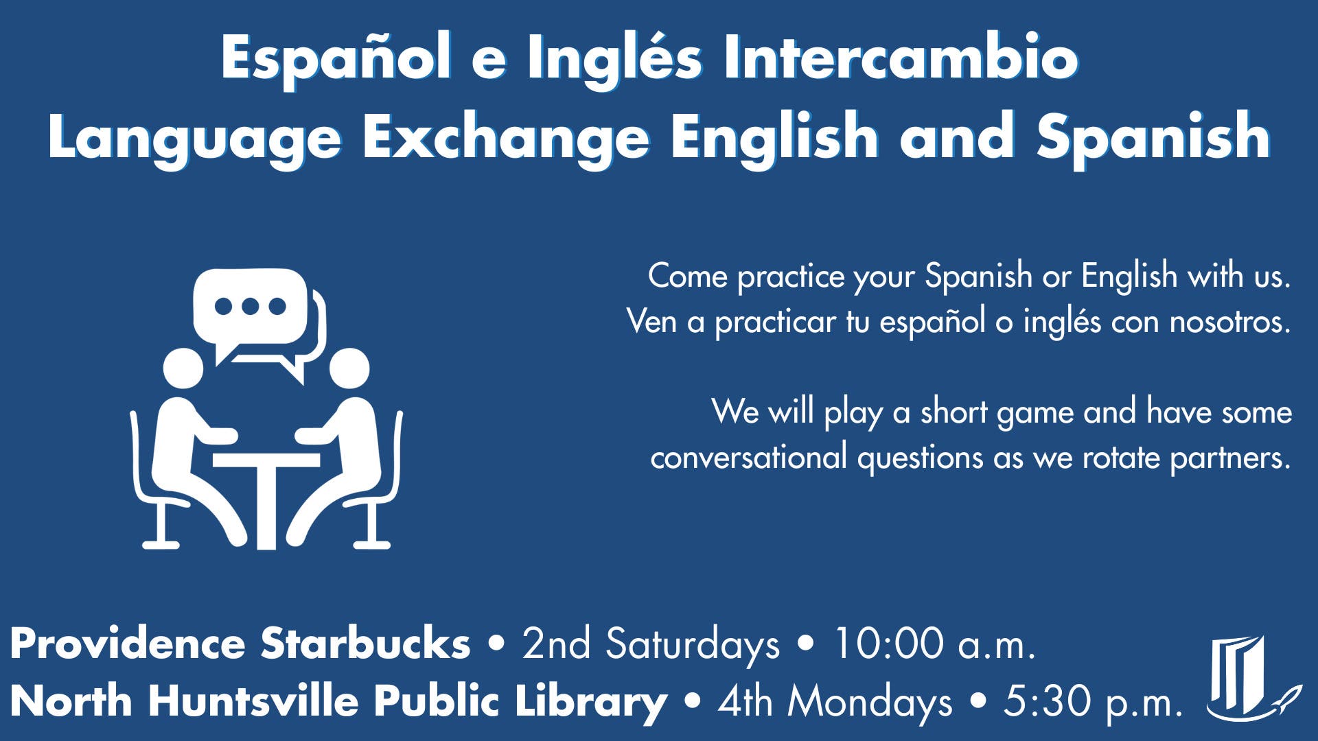 Español e Inglés intercambio- language exchange English and Spanish