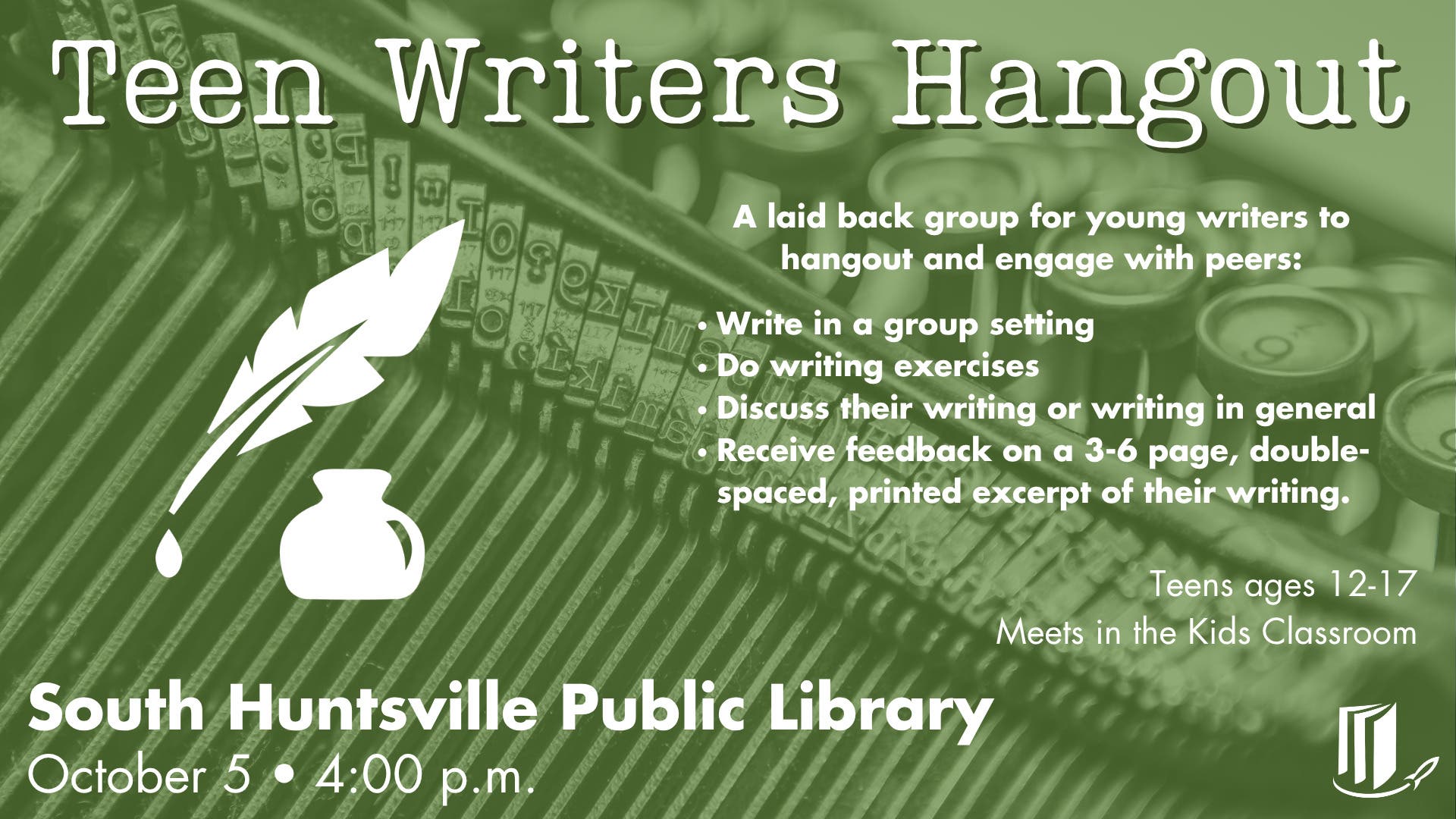 Teen Writers Hangout