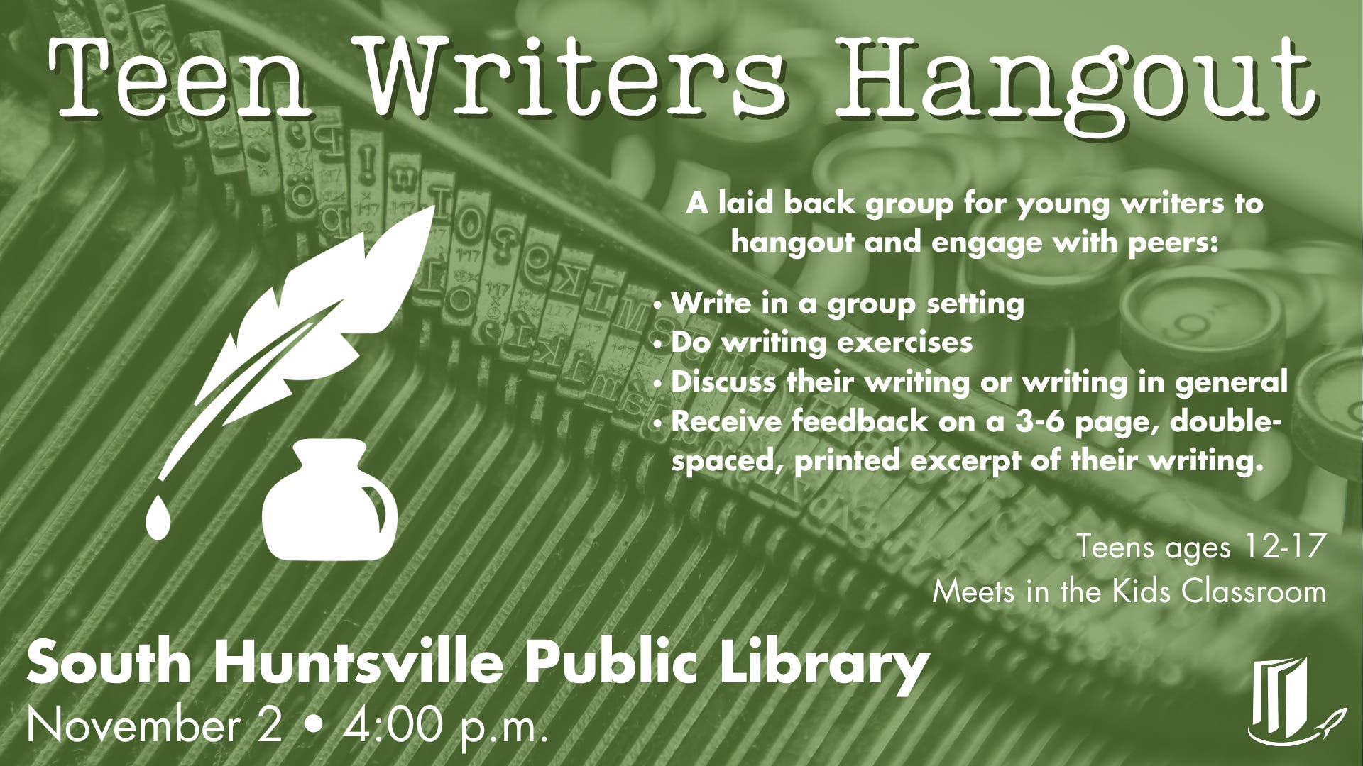 Teen Writers Hangout