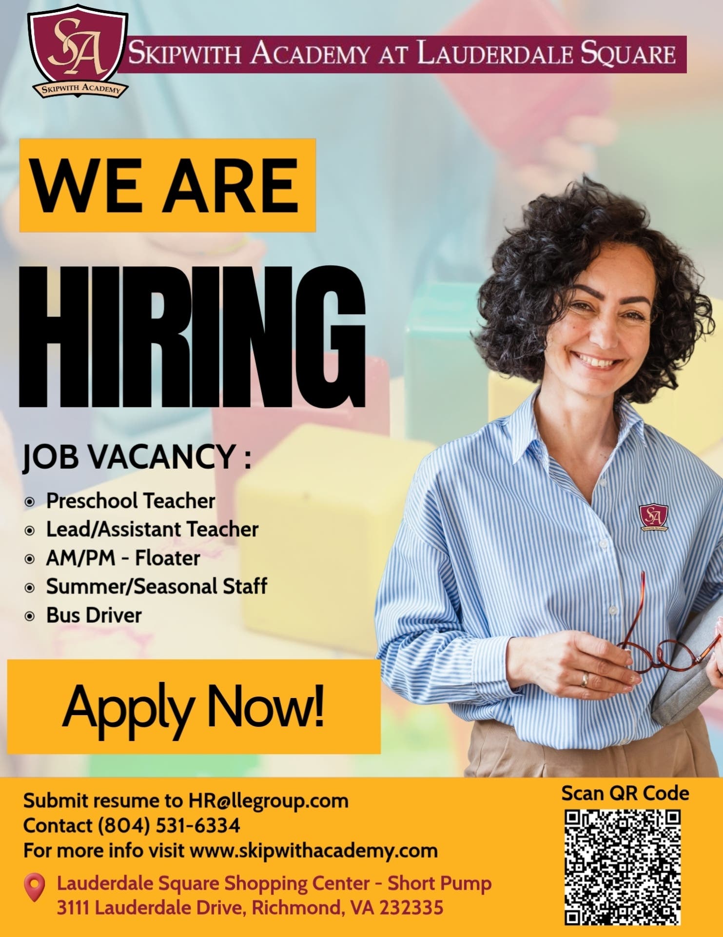 Passionate About Early Education? We Want You at Skipwith Academy