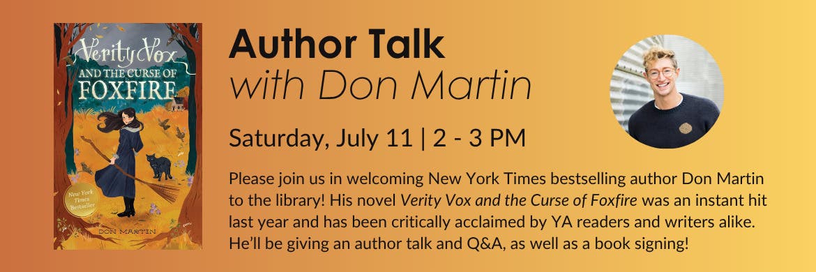 Author Talk with Don Martin