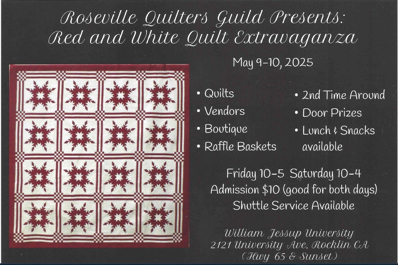 Roseville Quilters Guild 2025 Quilt Show