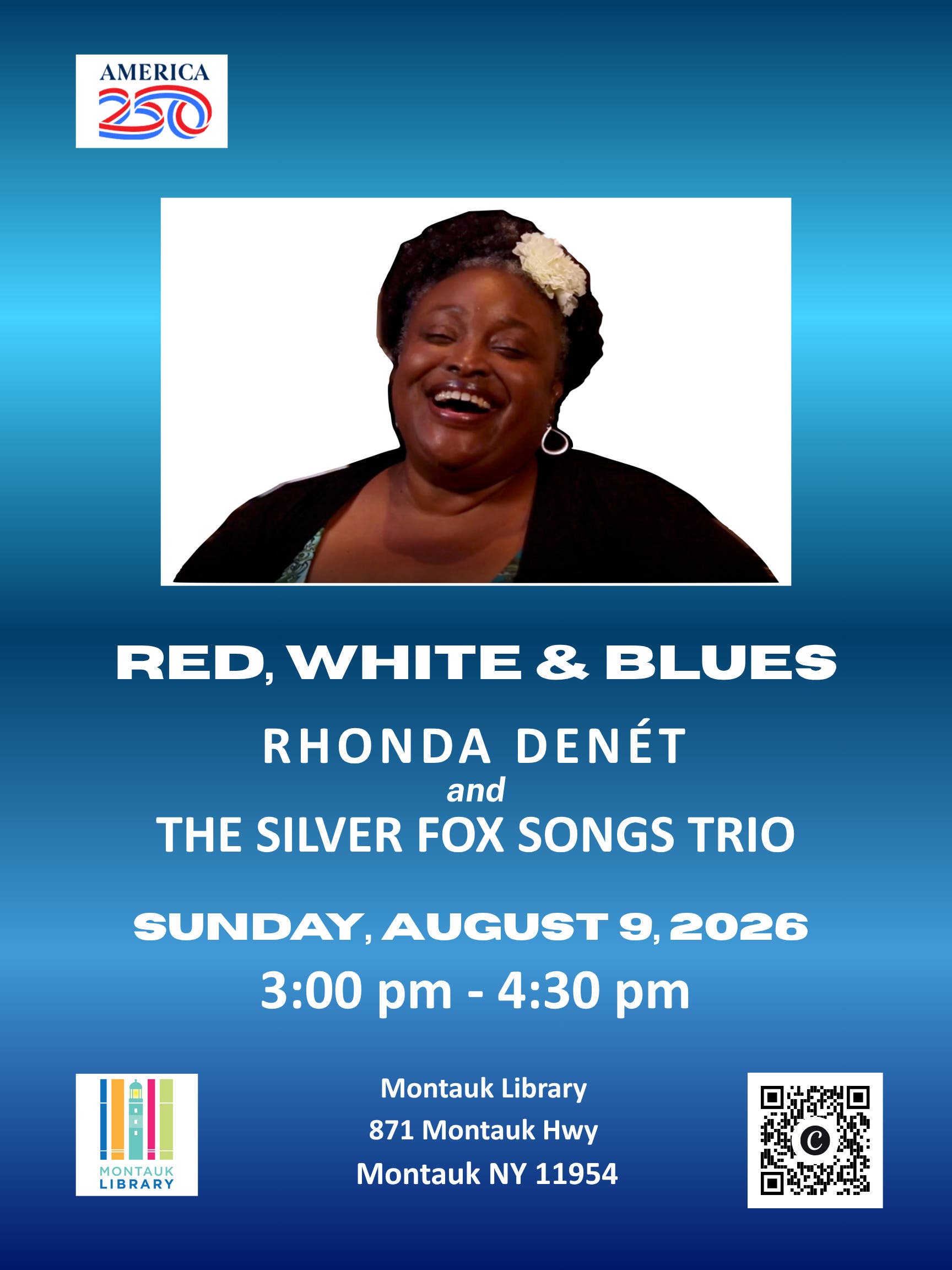 Red, White & Blues: Rhonda Denét and The Silver Fox Songs Trio