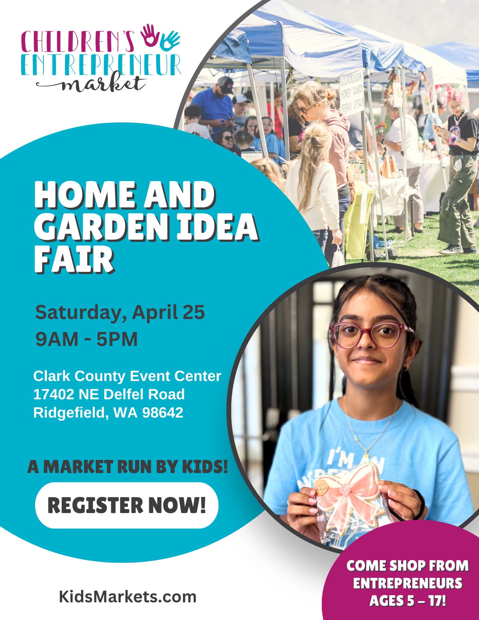 Kids Market at Home and Garden Idea Fair